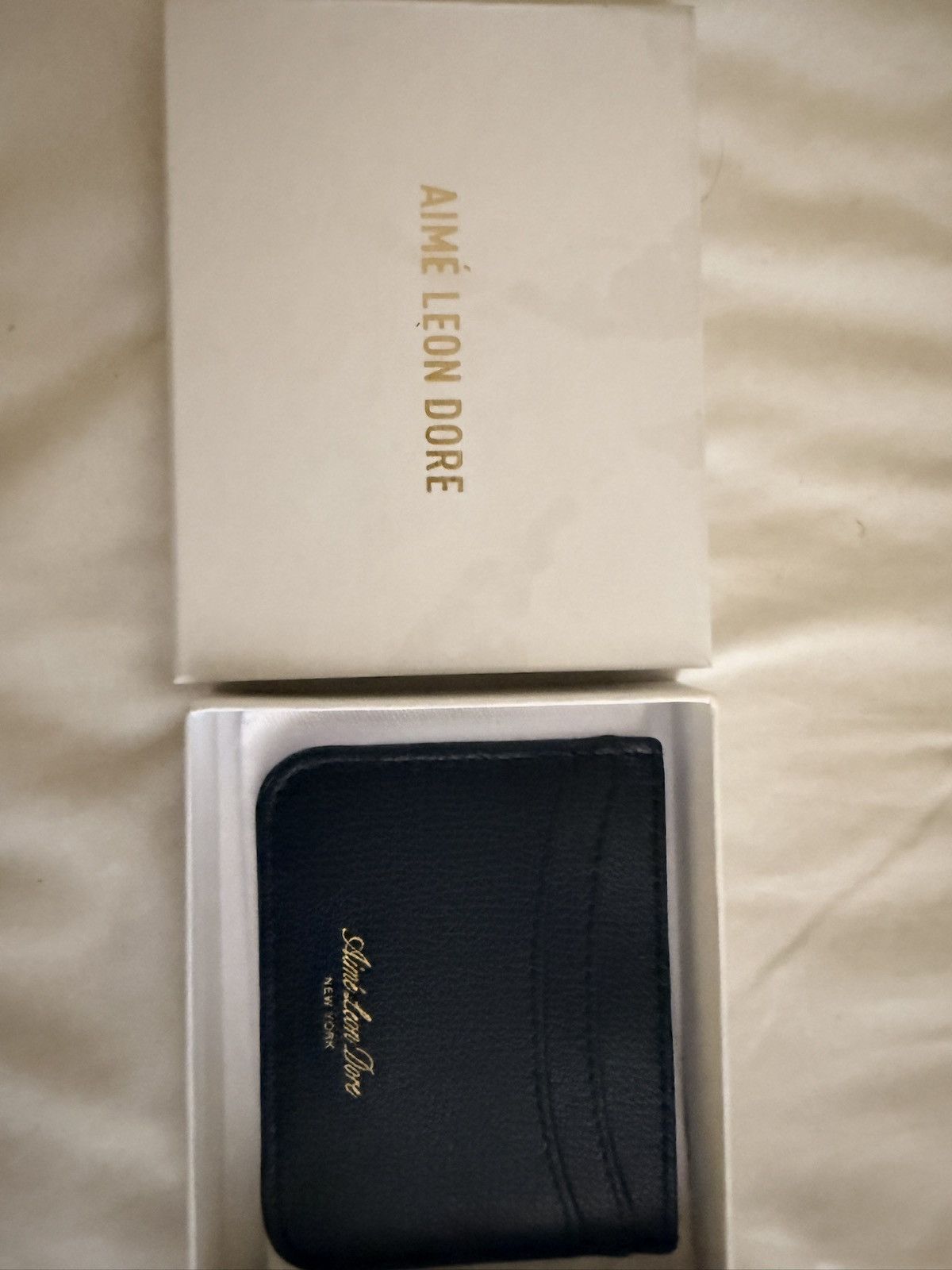 Aime Leon Dore Aime Leon Dore Leather Cardholder Green | Grailed