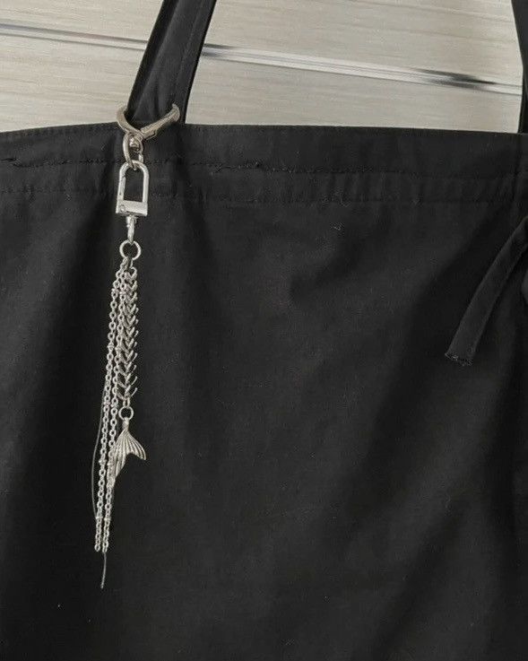 Vintage Black Rope Fish Bones Keychain Size ONE SIZE - 3 Thumbnail