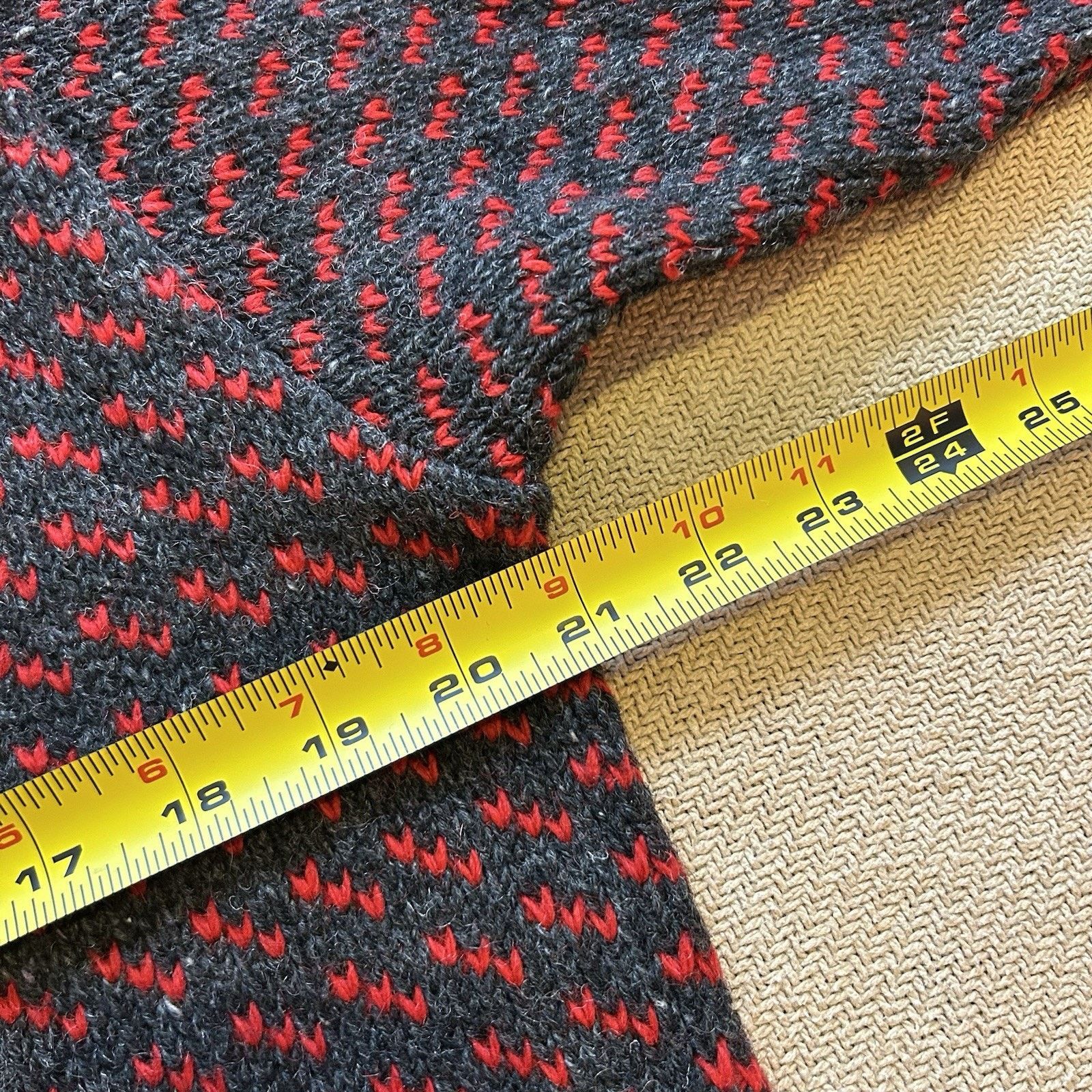 L.L. Bean Vintage 80s Birdseye Heavy Wool Knit Cardigan Sweater Medium Size M / US 6-8 / IT 42-44 - 4 Thumbnail