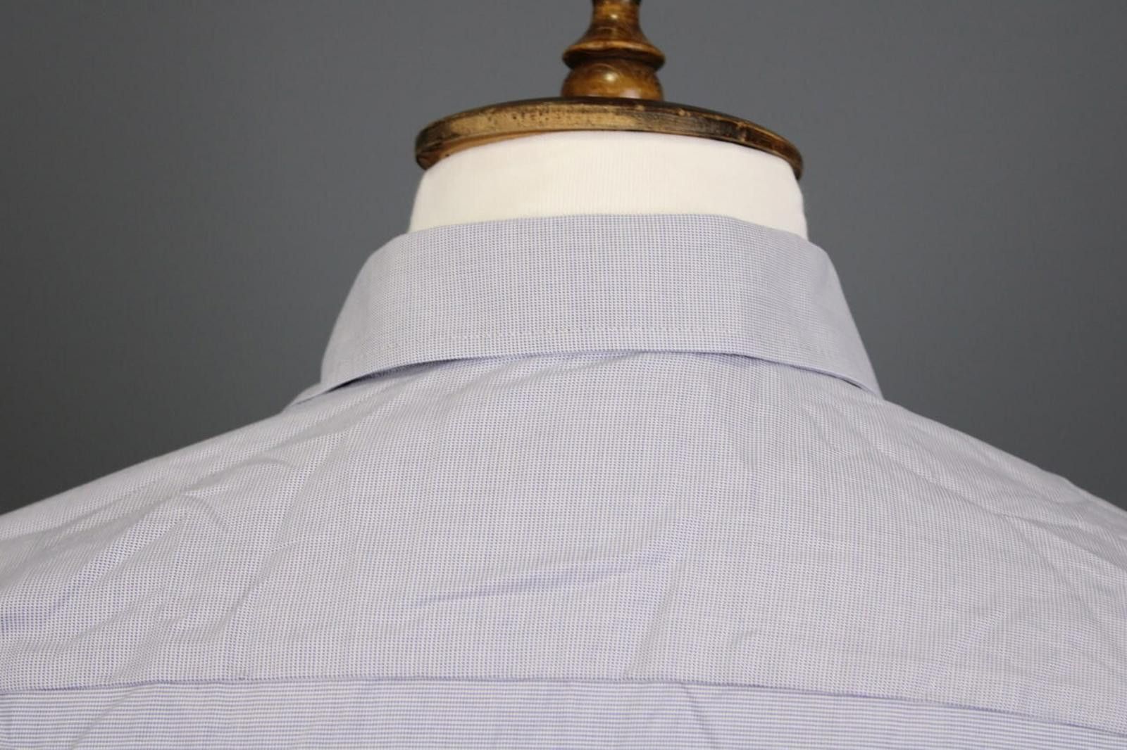 Eton Eton Slim Fit Blue Luxury Dress Shirt Size 43 / 17 / XL Size US M / EU 48-50 / 2 - 10 Thumbnail