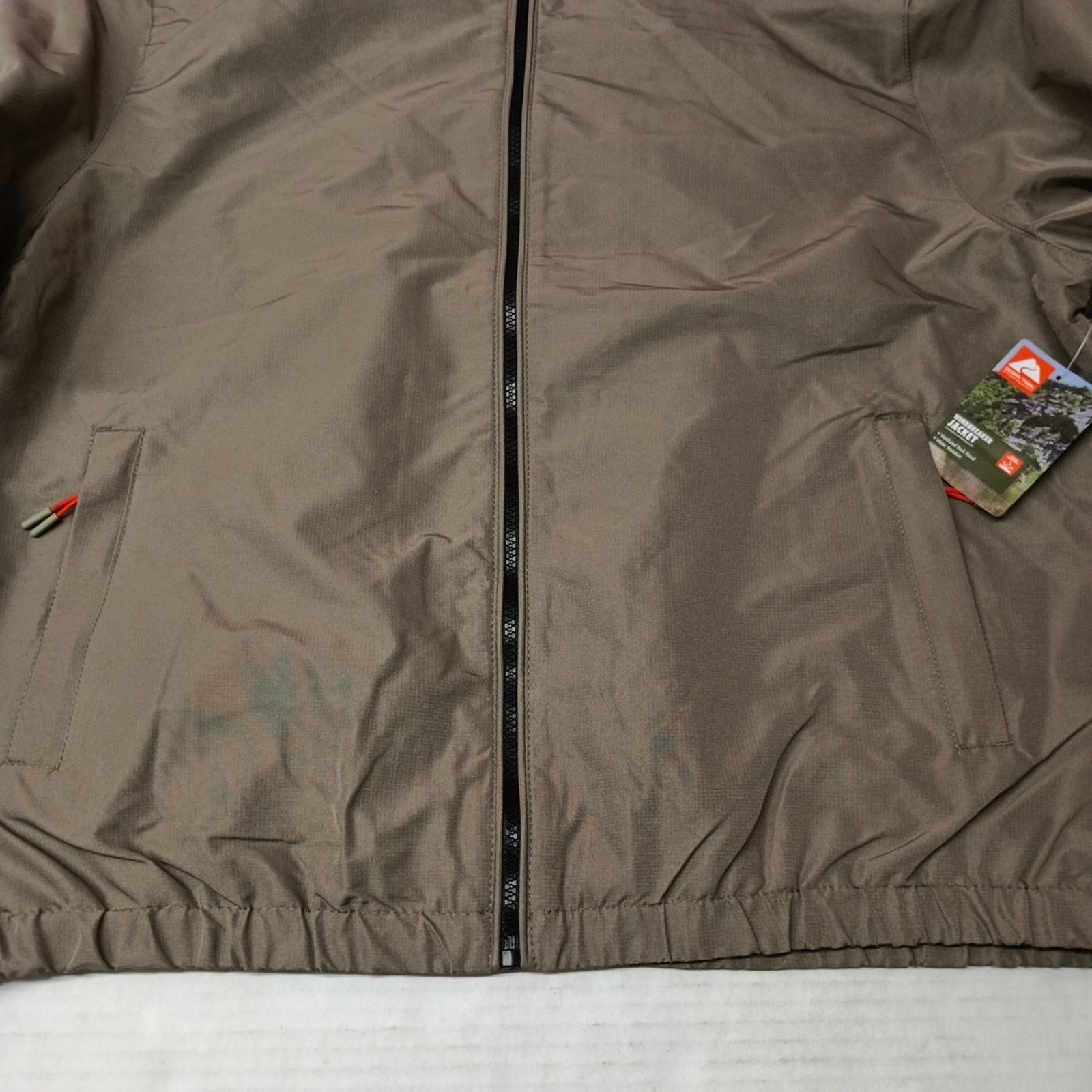 Other Ozark Trail Windbreaker Jacket Men's XL Taupe Falls Pockets Size US XL / EU 56 / 4 - 2 Thumbnail