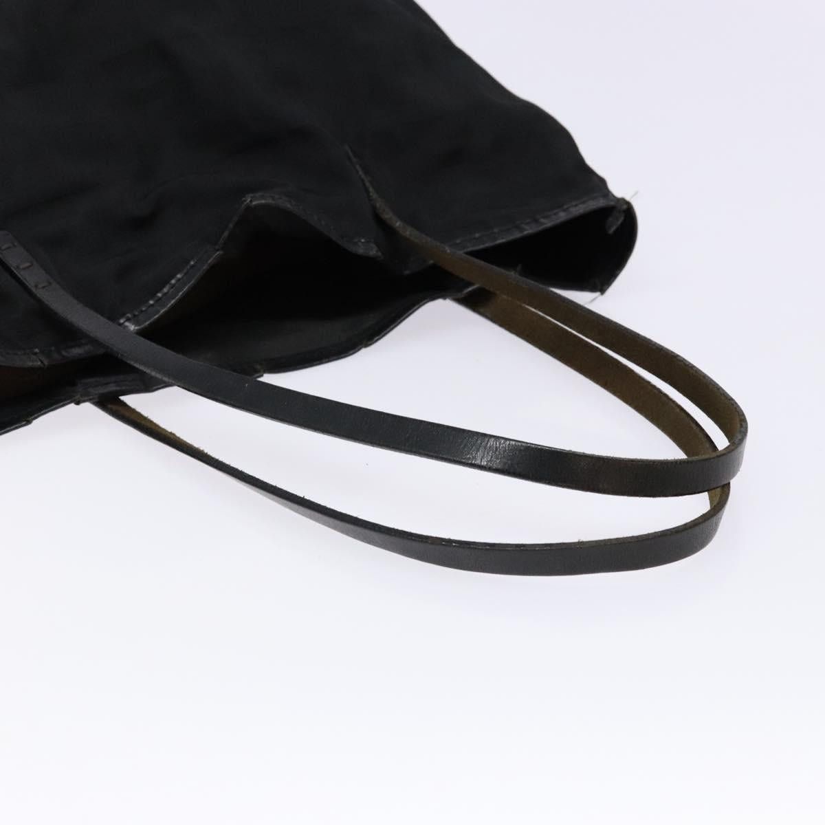 Fendi FENDI Zucca Canvas Tote Bag Black Size ONE SIZE - 7 Thumbnail
