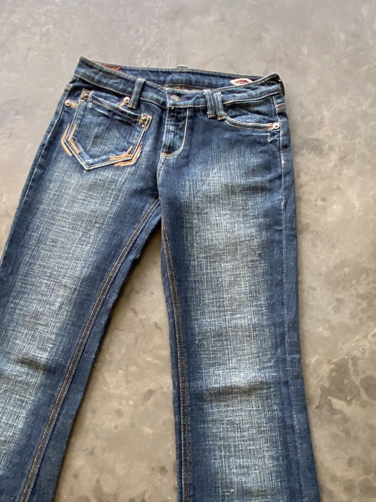 Hysteric Glamour × Japanese Brand Flare Jeans Japanese Camel Road Boot Cut Size 28" / US 6 / IT 42 - 13 Thumbnail