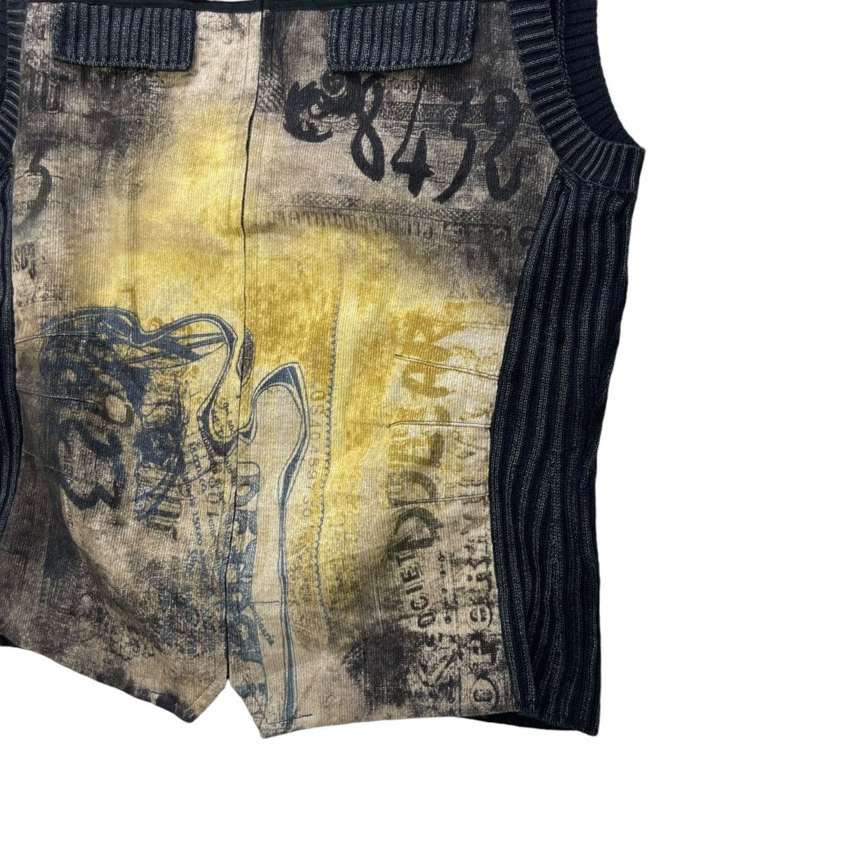 Designer × Japanese Brand Japanese Brand Edi Enricodomani Full Print Vest Jacket Size M / US 6-8 / IT 42-44 - 4 Thumbnail
