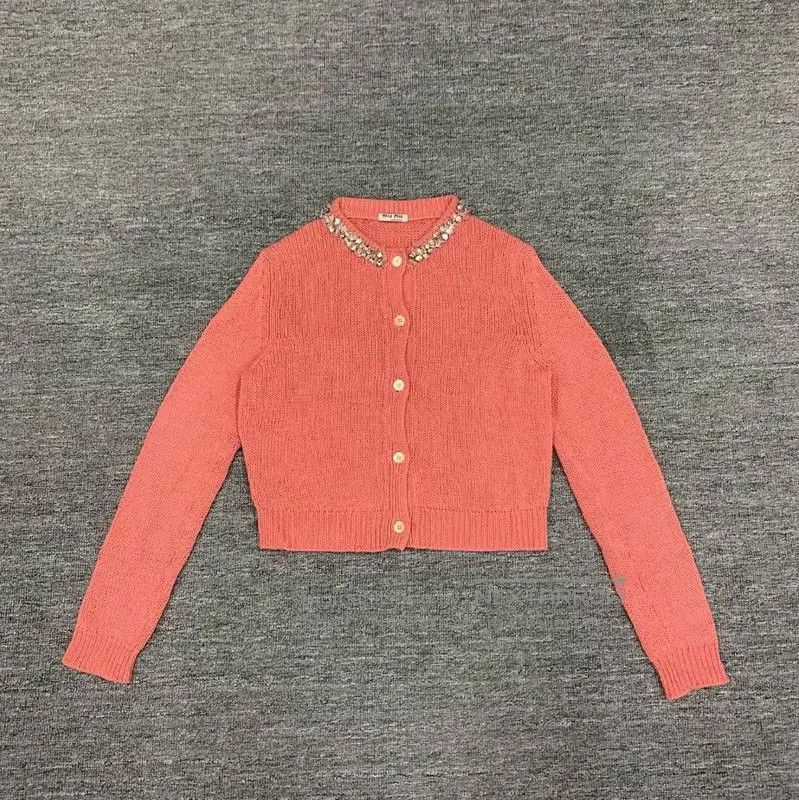 Miu Miu Miu Miu Women's Pink Knit Sweater . Size S / US 4 / IT 40 - 1 Thumbnail