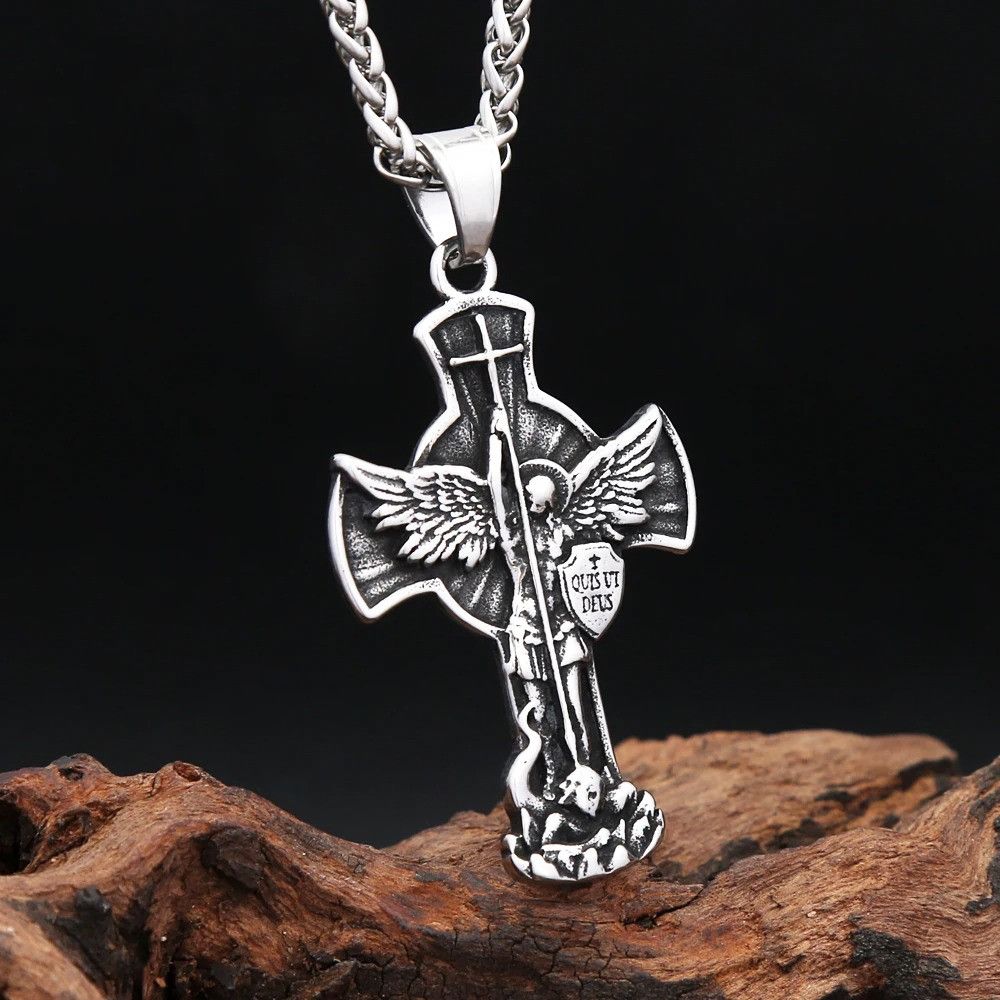 Other Angel Wings Cross Pendant Necklace Size ONE SIZE - 6 Thumbnail
