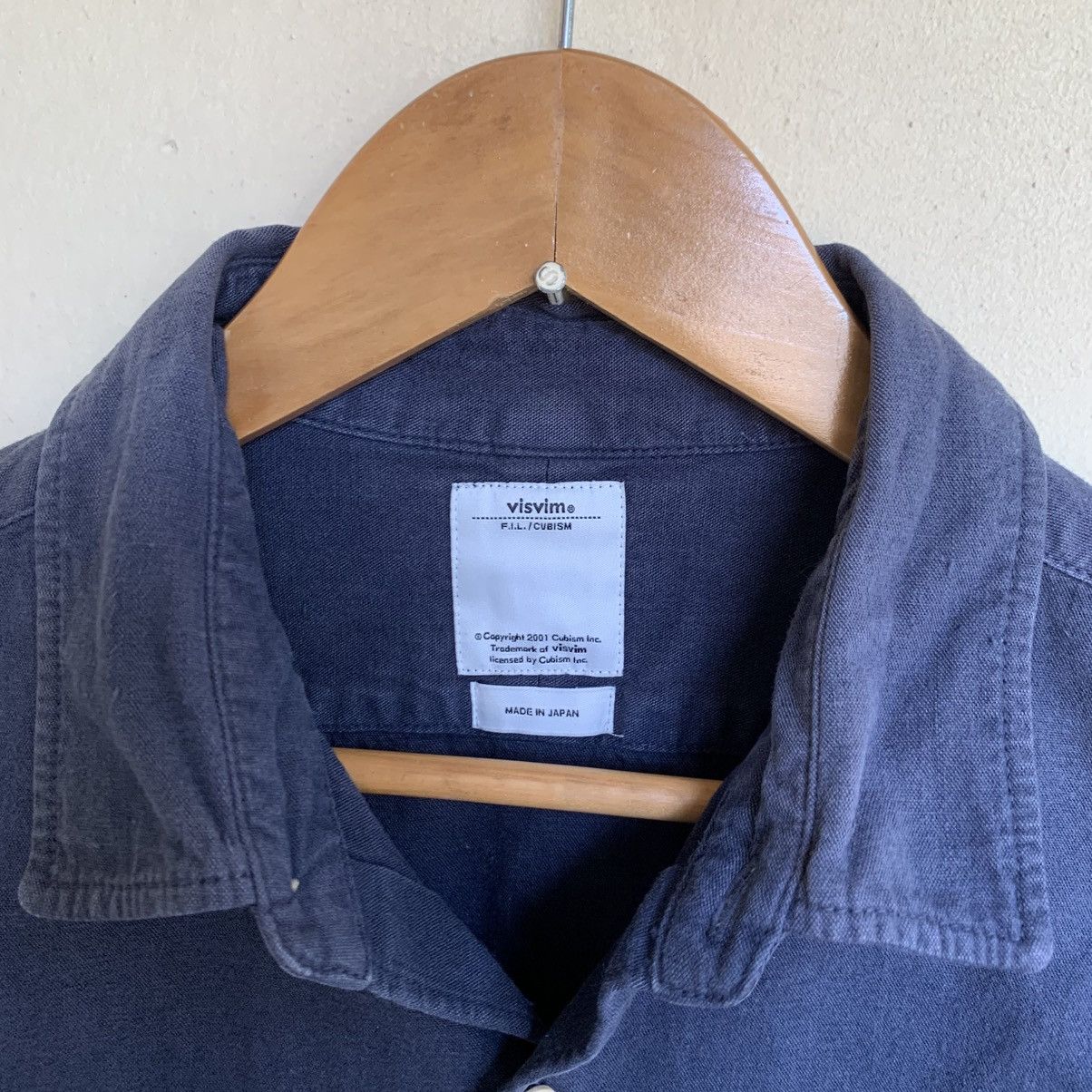 Visvim Visvim Long Raider Shirt Navy Blue Size US S / EU 44-46 / 1 - 5 Thumbnail
