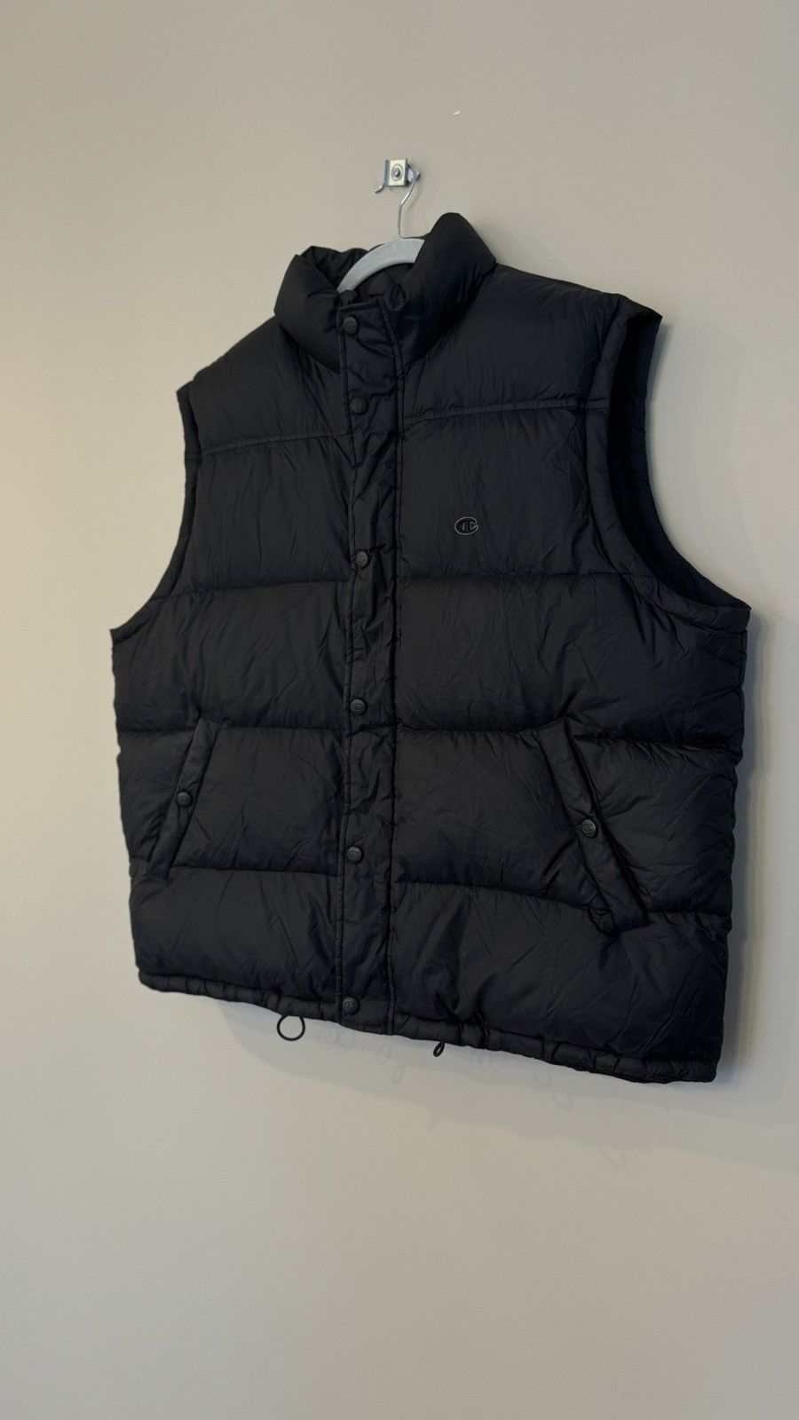 Champion Champion black puffer down vest rare vintage y2k 00s Size US XL / EU 56 / 4 - 2 Thumbnail