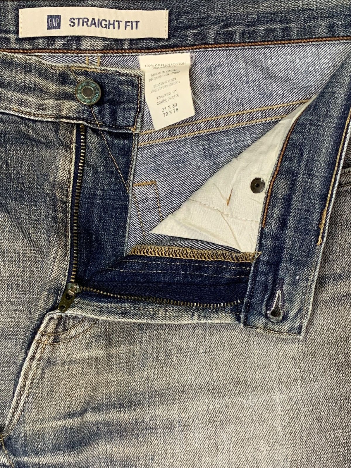 Gap SALES🔥Vintage Gap Rusty Wash Distressed Baggy Jeans Size US 30 / EU 46 - 8 Thumbnail