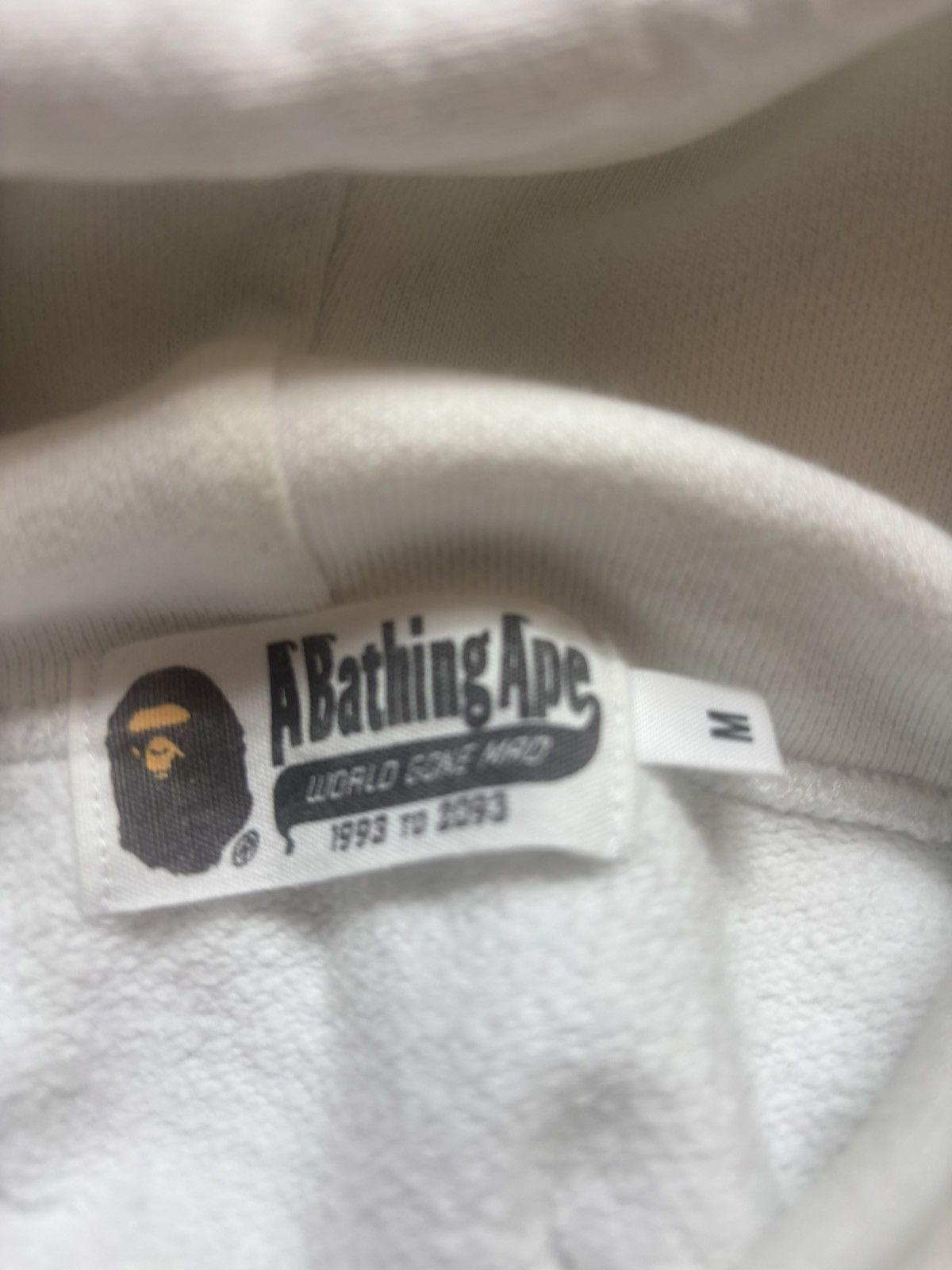 Bape Bape busy works spellout pullover hoodie Size US L / EU 52-54 / 3 - 12 Thumbnail
