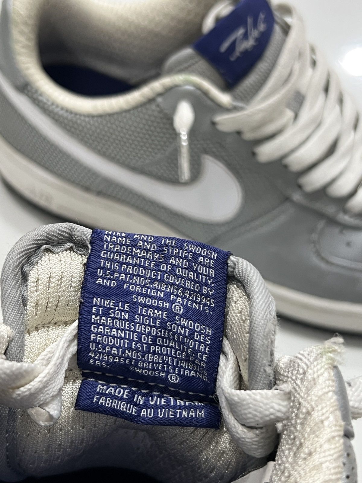 Nike Nike Air Force 1 Low Futura Be True 2010 Silver 318775-005 Size US 8 / EU 41 - 8 Thumbnail