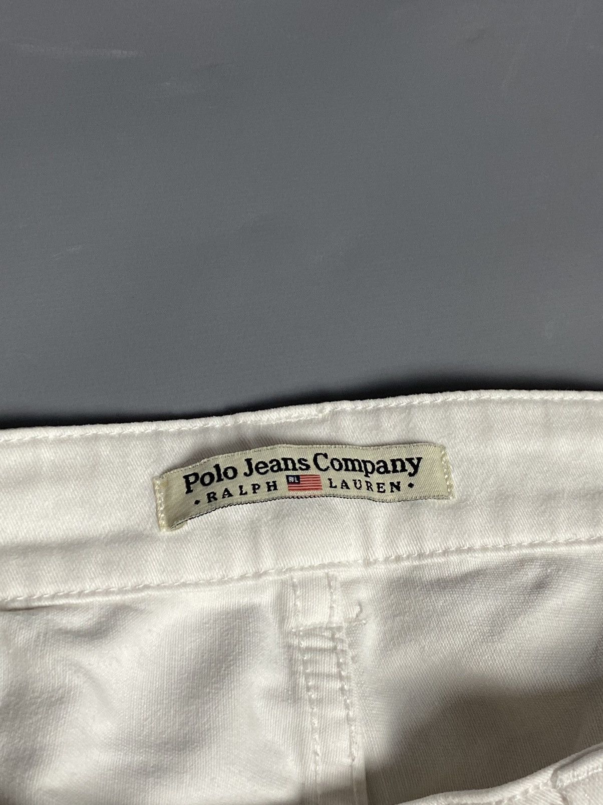 Polo Ralph Lauren Vintage Polo Jeans Co Bootcut Pants 30x32 White Ralph Lauren Size 28" / US 6 / IT 42 - 13 Thumbnail