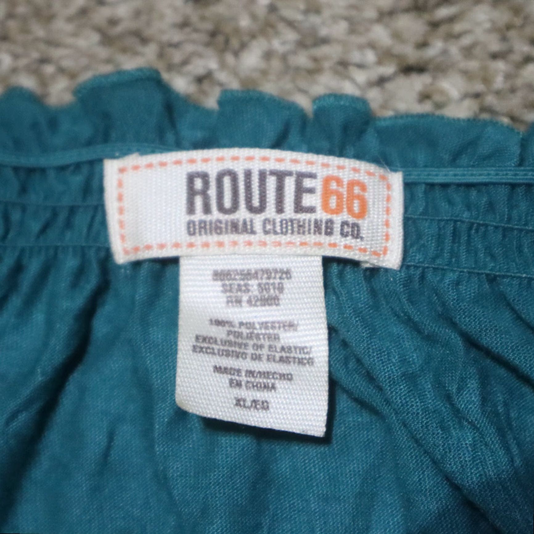 Route 66 Route 66 Shirt Women XL Light Blue Blouse Star Pattern 100% Cotton Vintage? No. Size XL / US 12-14 / IT 48-50 - 3 Thumbnail