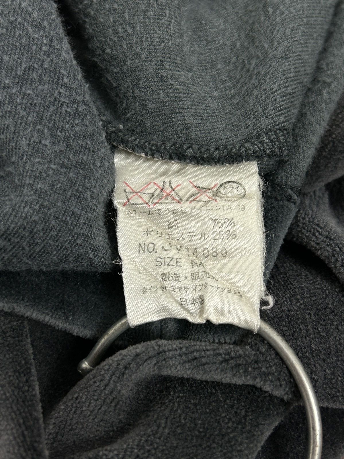 Issey Miyake 90s Vintage Archive Issey Miyake Long Neck Velour Zip Top Size S / US 4 / IT 40 - 8 Thumbnail