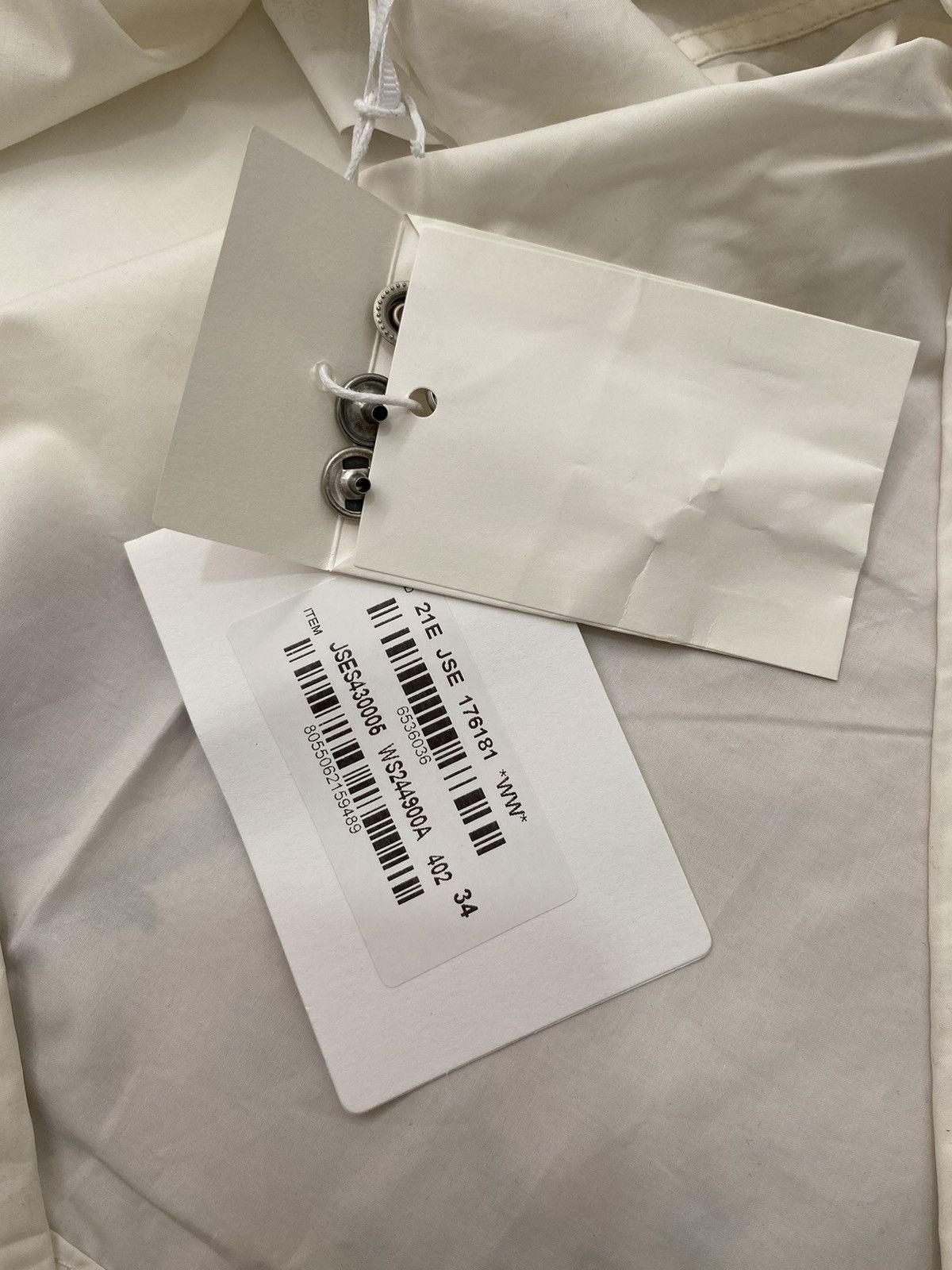 Jil Sander *DS* Jil Sander Logo Print Hooded Parka Raincoat SIZE 34 Size US M / EU 48-50 / 2 - 15 Thumbnail