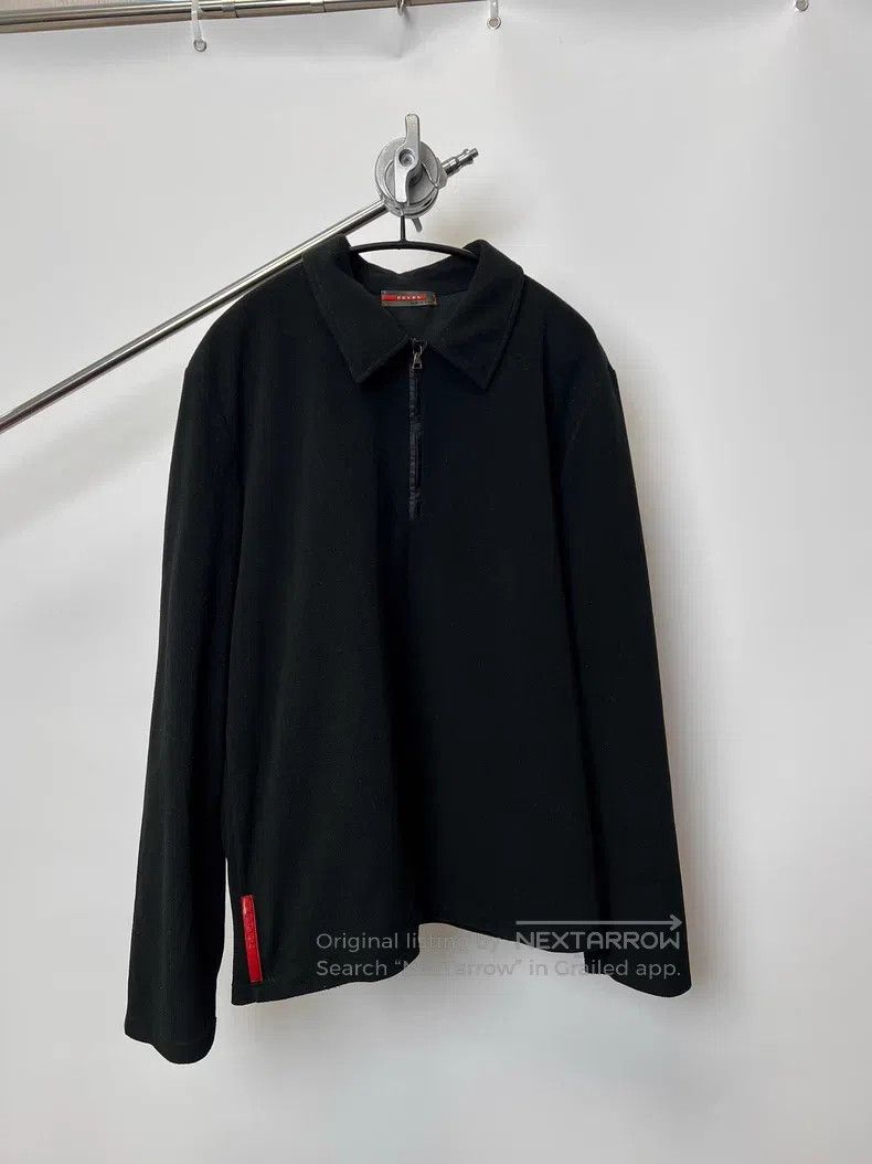 Prada Prada Red Label Fleece Half-zip Jacket Size US XL / EU 56 / 4 - 2 Thumbnail