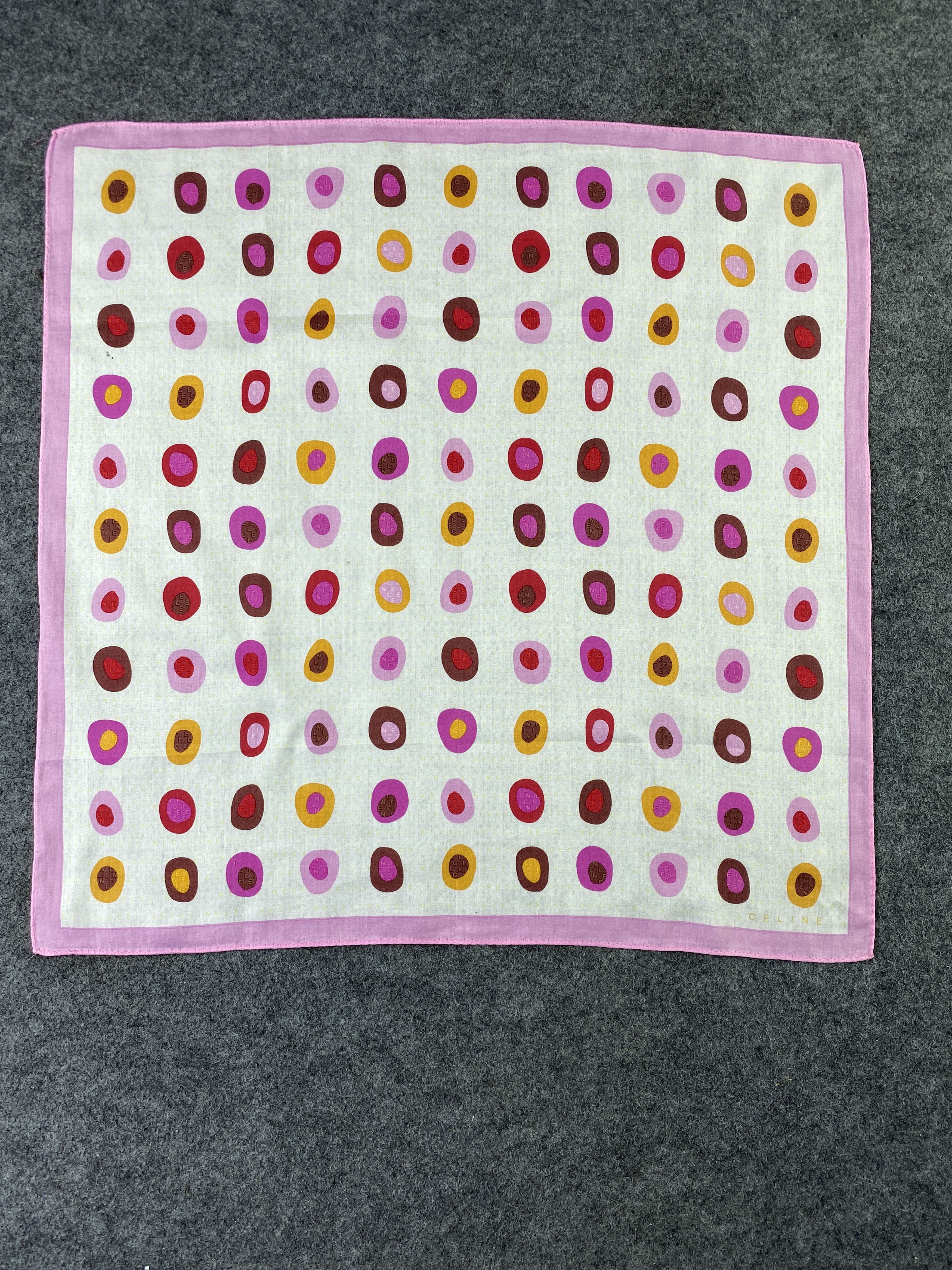 Celine Celine Handkerchief / Bandana / Neckerchief-B385 Size ONE SIZE - 3 Thumbnail