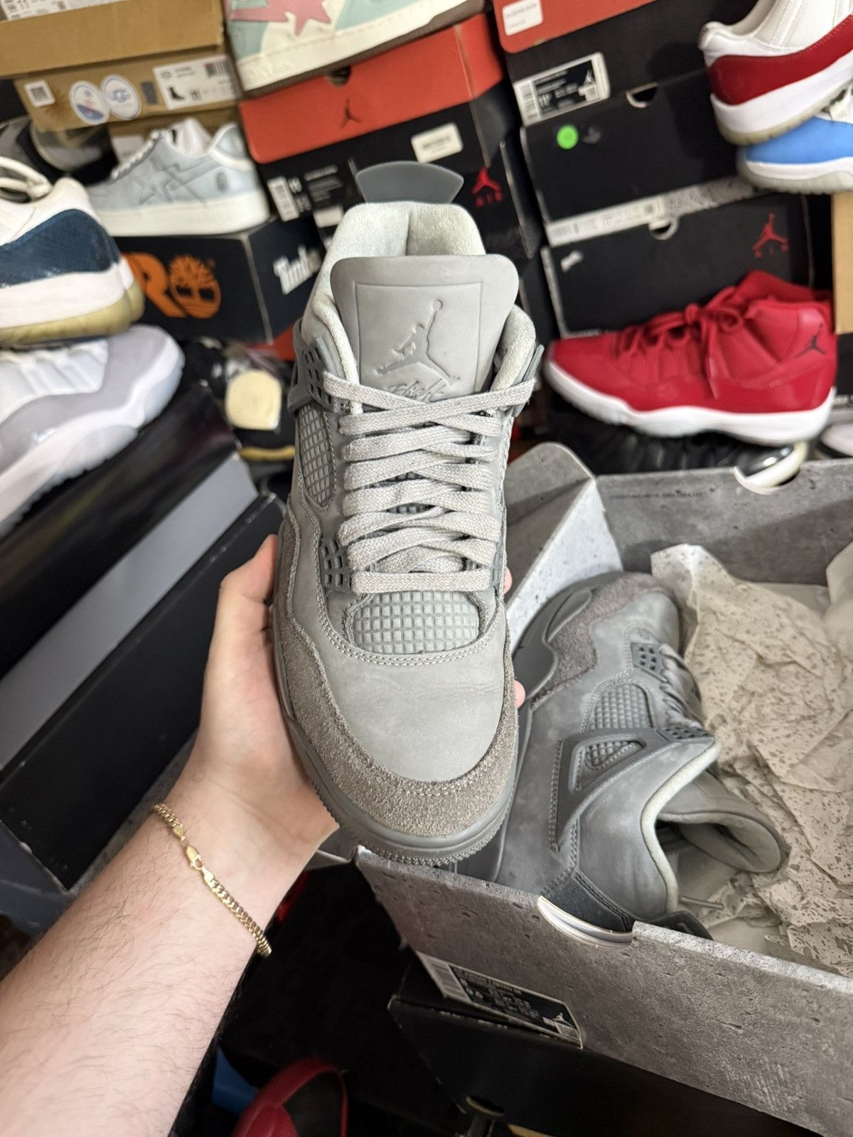 Jordan Brand Jordan retro 4 wet cement sz 8 Size US 8 / EU 41 - 2 Thumbnail