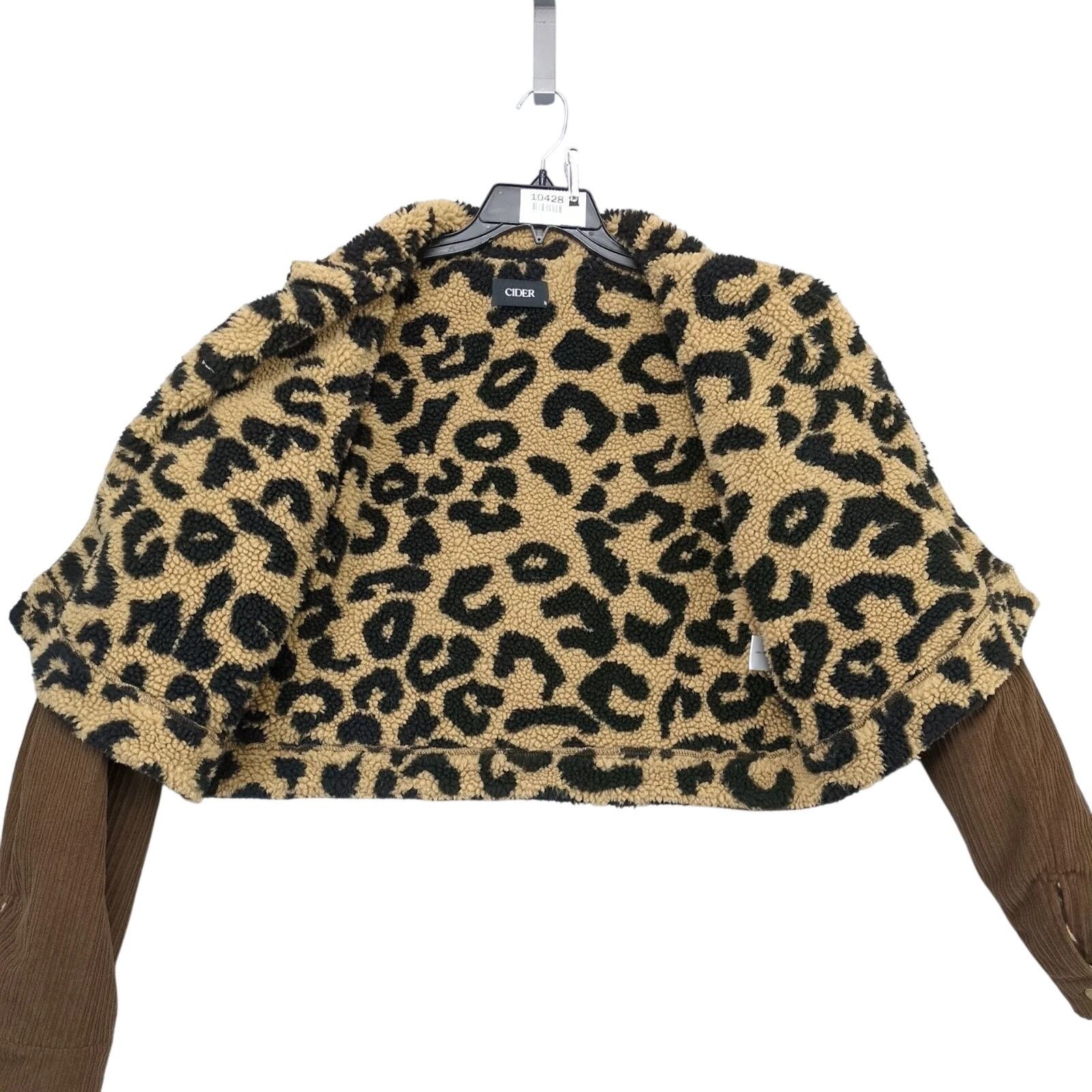Cider Cider Animal Print Fleece Lined Brown Corduroy Jacket XL Size XL / US 12-14 / IT 48-50 - 2 Thumbnail