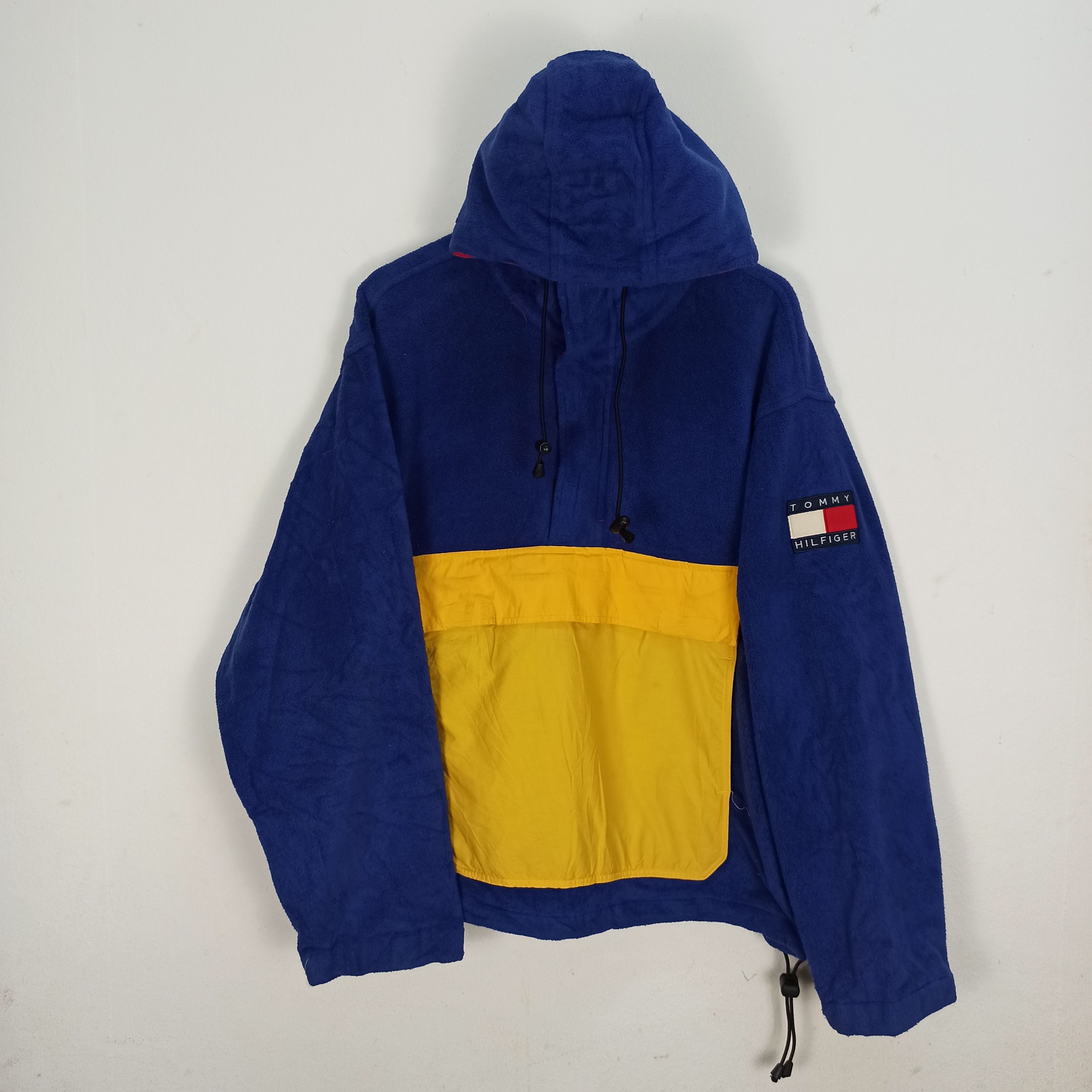 Vintage Tommy Hilfiger Anorak Fleece Jacket Tops