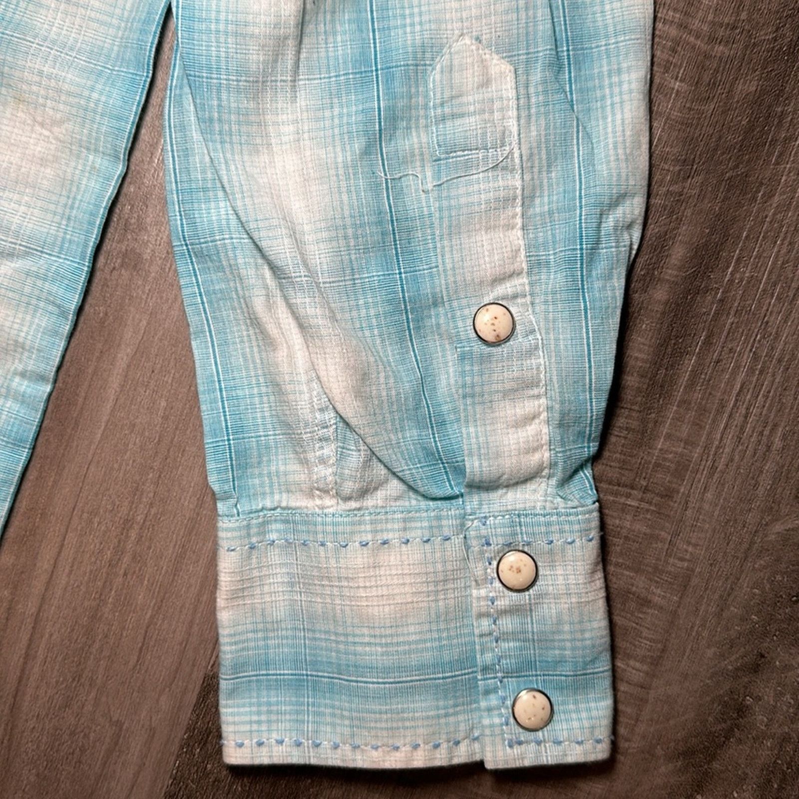 Other Double S Western Long Sleeve Pearl Snap Button - Large Size US L / EU 52-54 / 3 - 4 Thumbnail