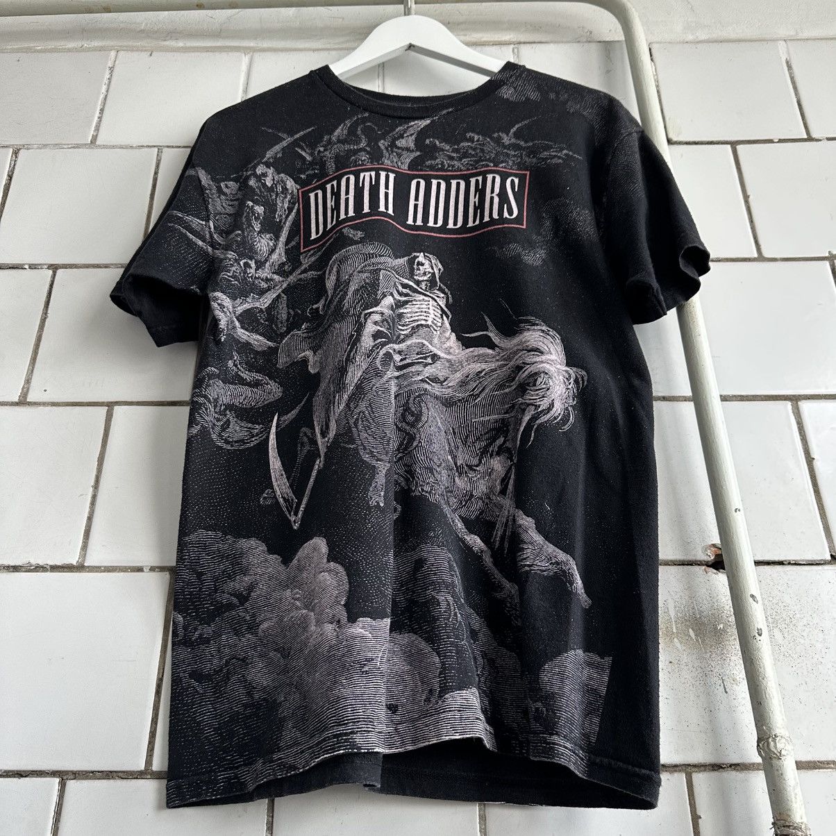Japanese Brand × Mishka VTG Japanese Style Mishka T-shirts Affliction Death Adders Size US M / EU 48-50 / 2 - 1 Thumbnail