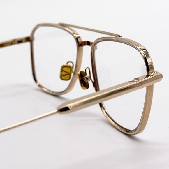 Valentino NEW VALENTINO EYEGLASSES VLX-168A GOLD UNISEX EYEWEAR Size ONE SIZE - 5 Thumbnail