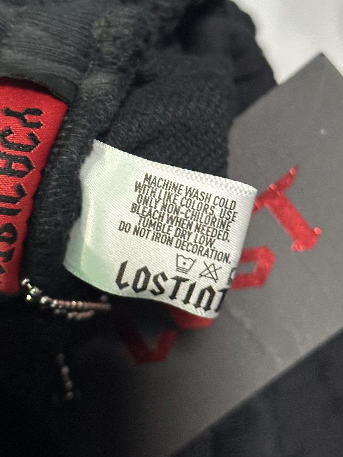 LOST INTRICACY Lost intricacy “Black/Blue” MITT sweatpants X-Large Size US 38 / EU 54 - 3 Thumbnail