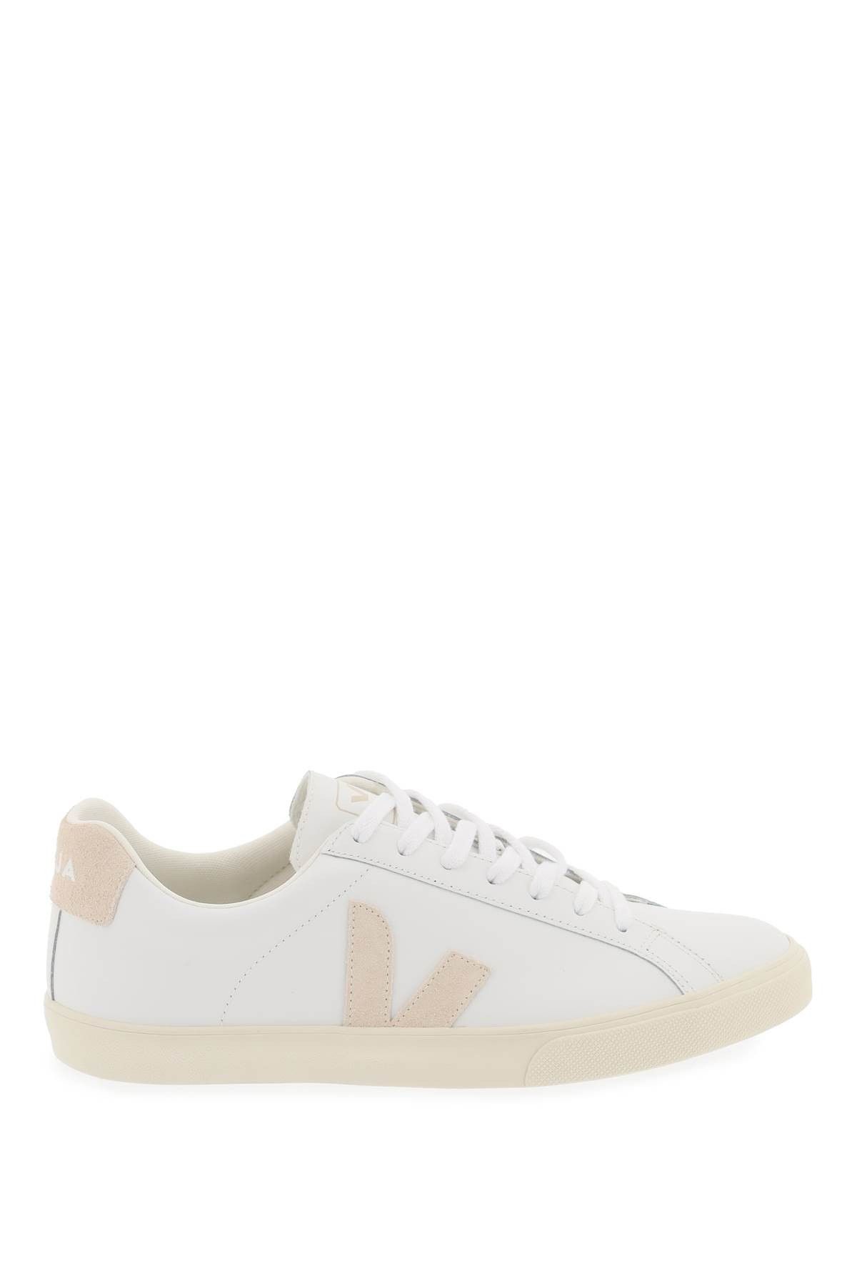 image of Veja Leather Sneakers By Veja in Extra White Sable, Men's (Size 11)