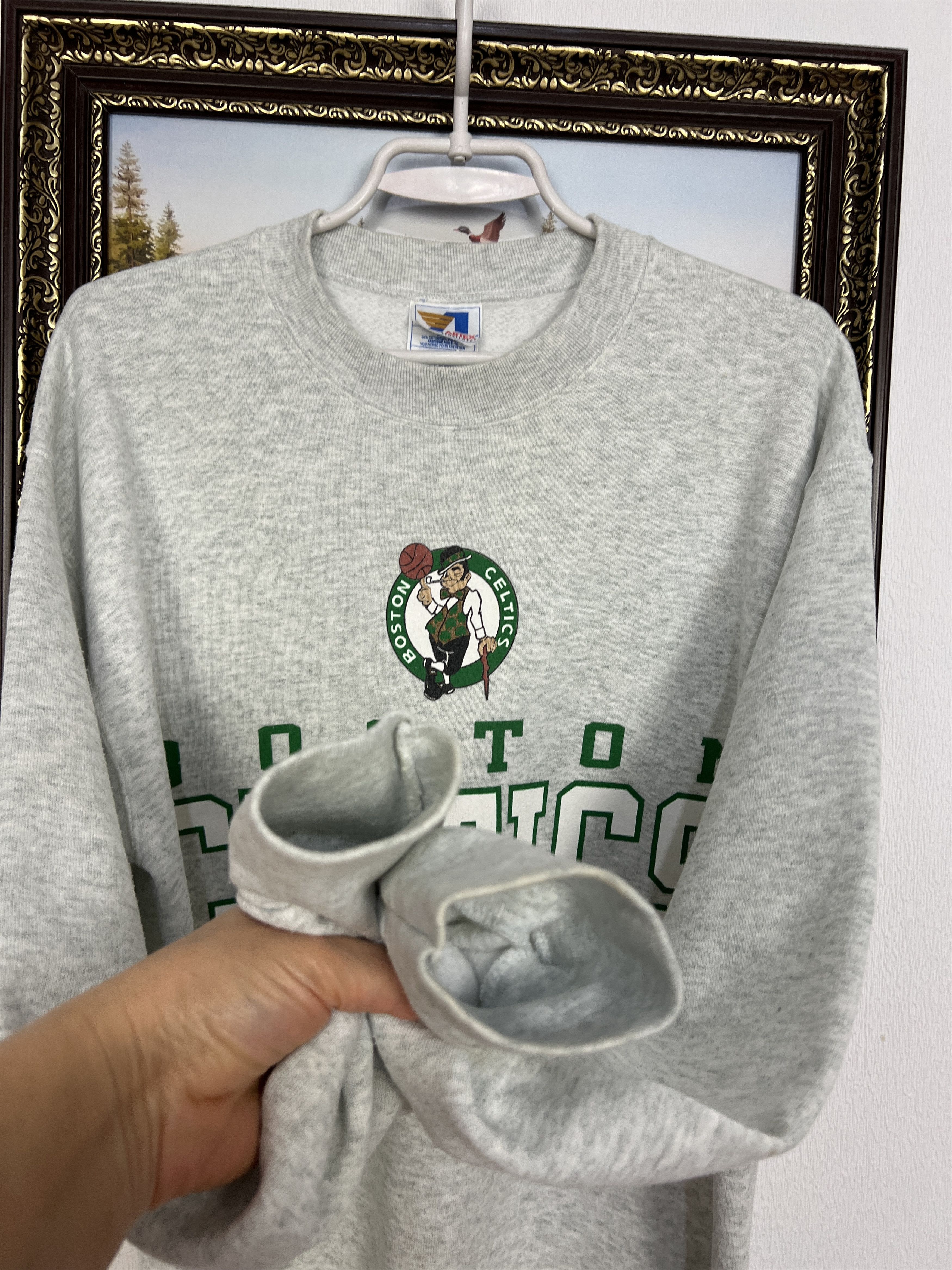 Vintage Boston Celtics NBA Over Print Sweatshirt Crewneck Rare Size US M / EU 48-50 / 2 - 5 Thumbnail