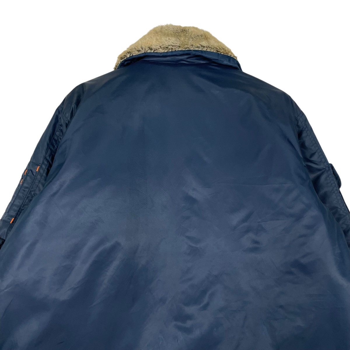 Japanese Brand × Vintage 💥FIRE FOX UTILITY FUR COLLAR NYLON JACKET Size US XL / EU 56 / 4 - 8 Thumbnail