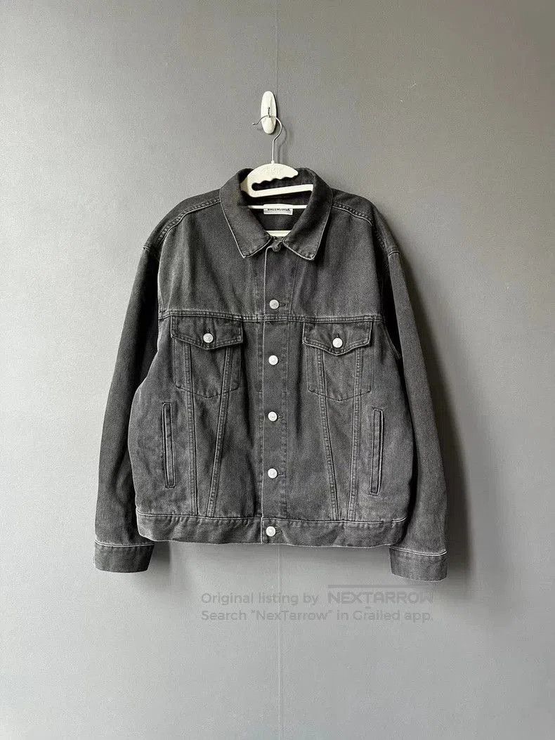 Balenciaga Balenciaga Crystal Denim Jacket. Size US XS / EU 42 / 0 - 1 Thumbnail