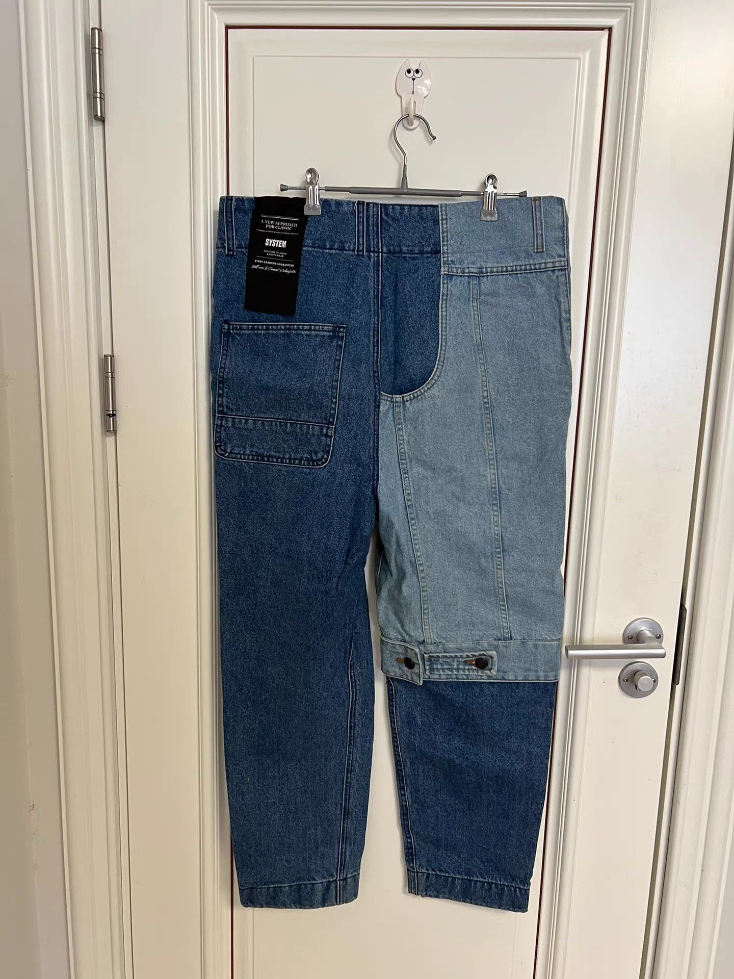 System System Paneled Two-In-One Jeans K9 Size US 34 / EU 50 - 3 Thumbnail