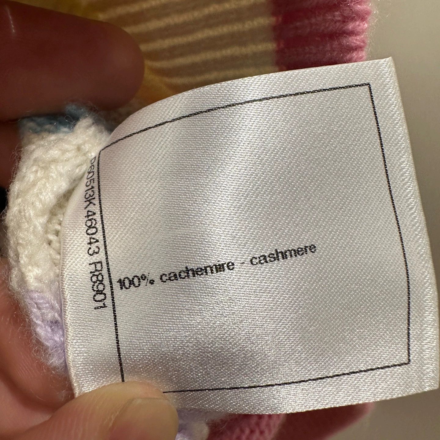 Chanel Chanel Cruise Rainbow Stripe Cashmere Jacket Women's 36 Size XS / US 0-2 / IT 36-38 - 8 Thumbnail