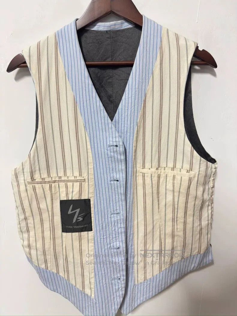 Yohji Yamamoto Yohji Yamamoto Cotton Vest Blue. Size US L / EU 52-54 / 3 - 3 Thumbnail