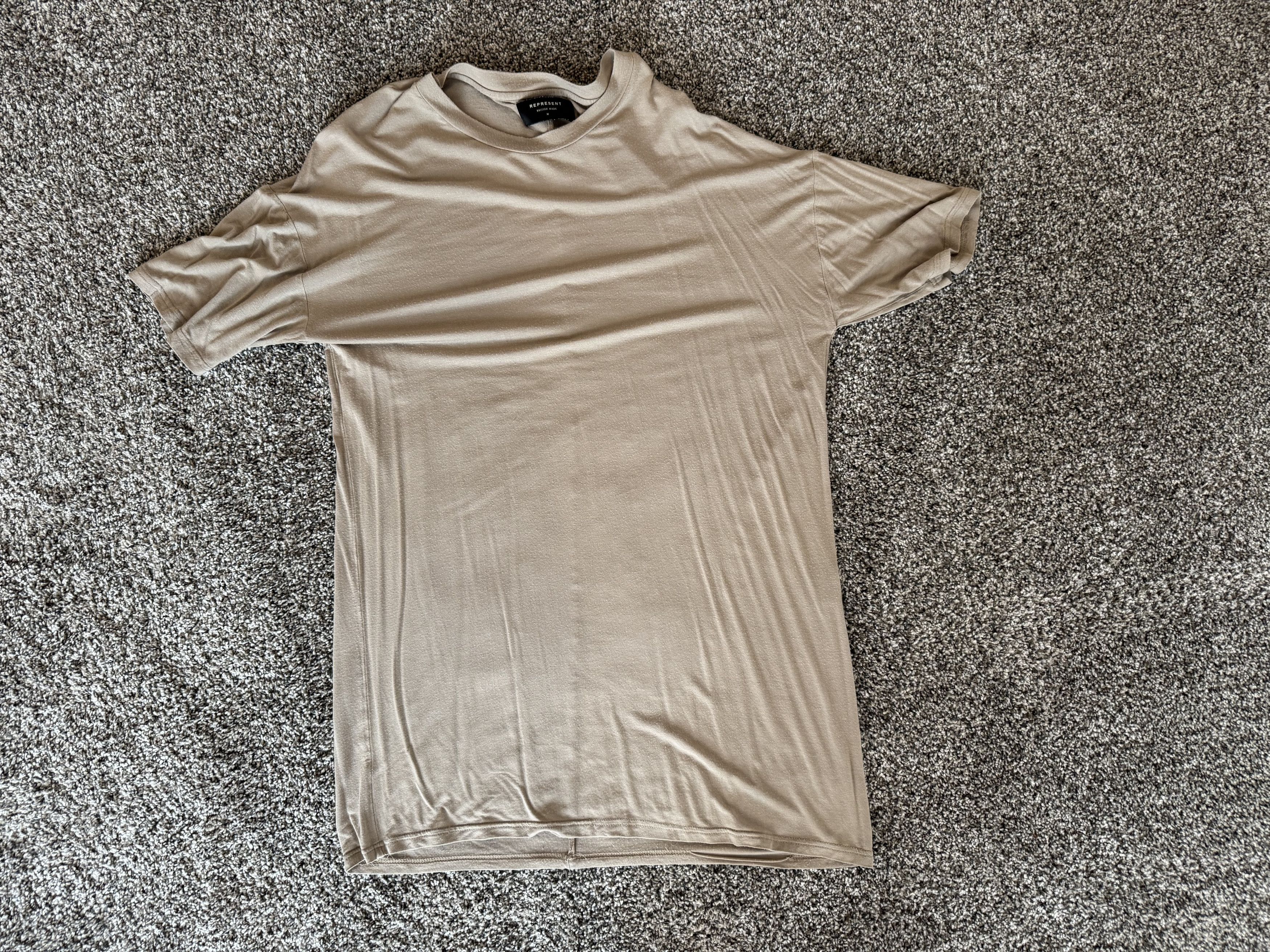 Represent Clo. Beige Viscose T Shirt Size US M / EU 48-50 / 2 - 1 Thumbnail