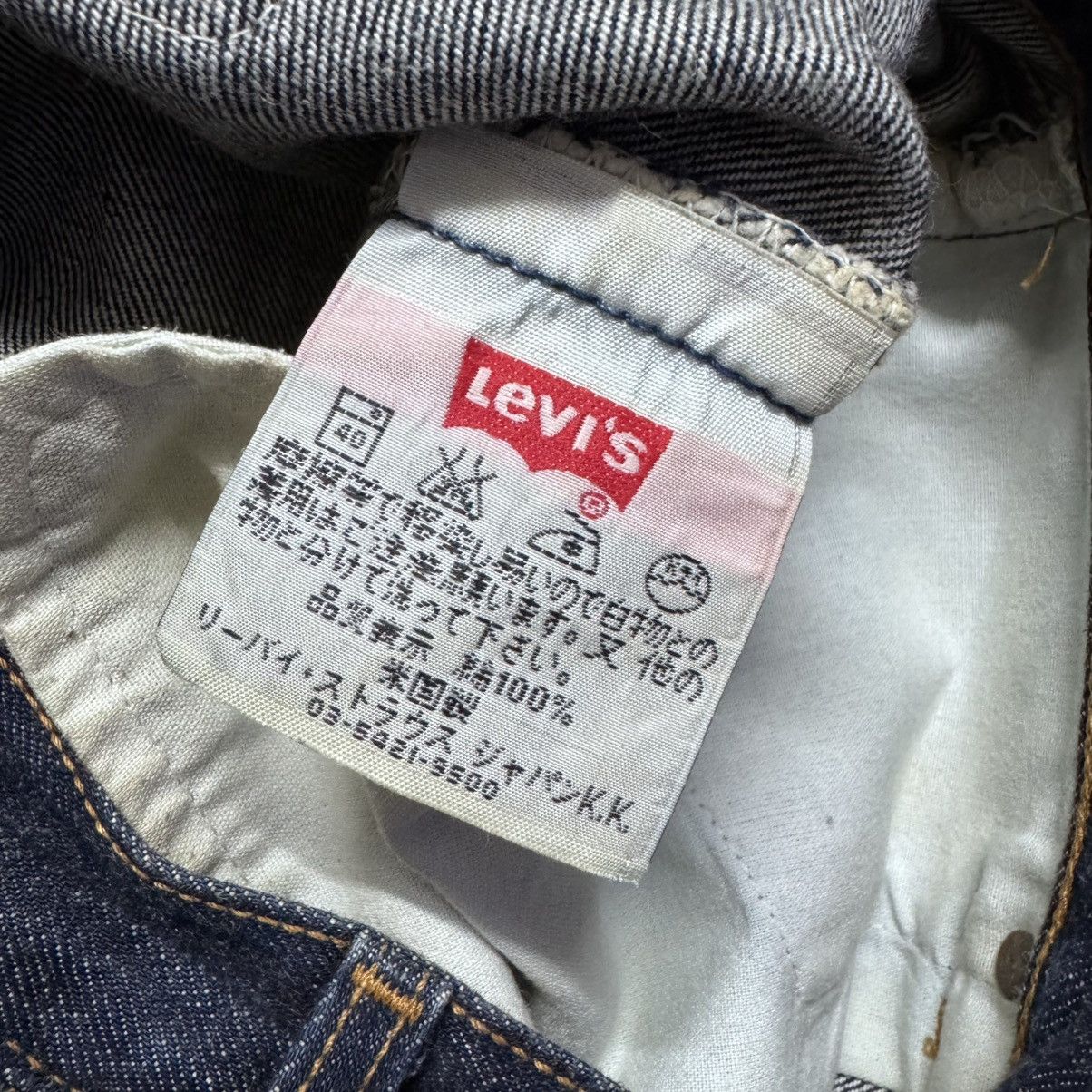 Levi's Vintage Levis 501 Dark Blue Denim Jeans Size US 29 - 17 Thumbnail