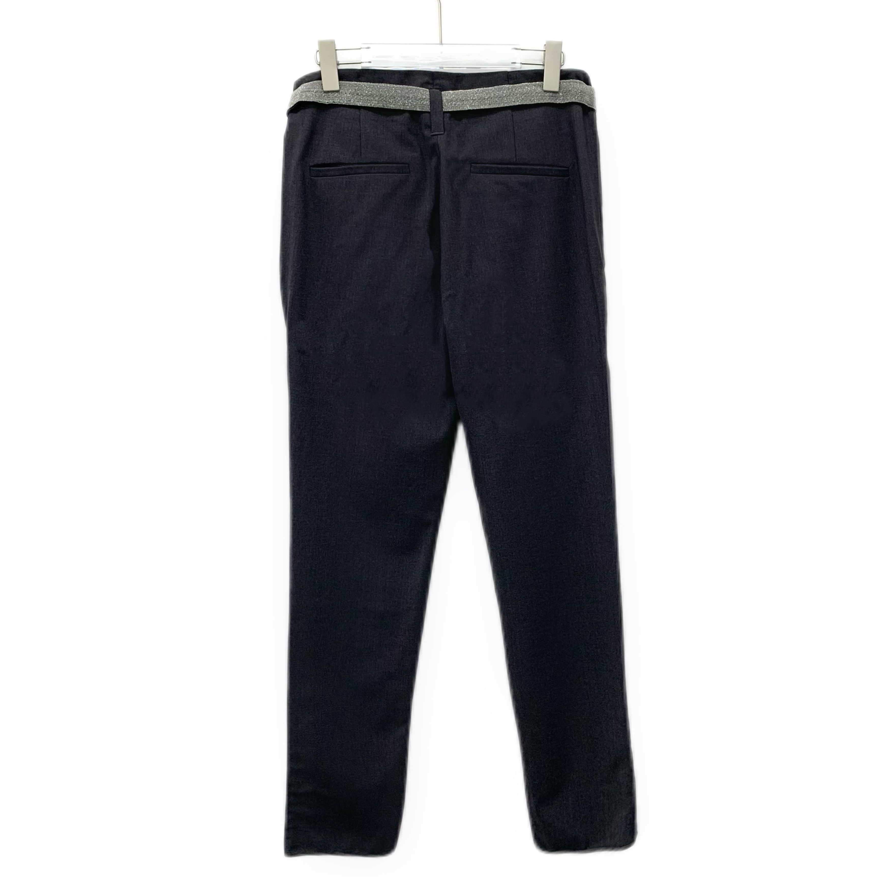 Brunello Cucinelli Brunello Cucinelli Black Wool Casual Trousers (Size M) Size 27" / US 4 / IT 40 - 9 Thumbnail