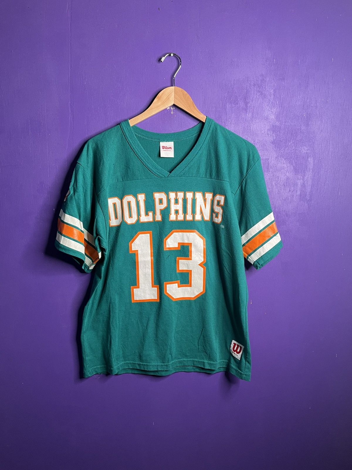 NFL × Vintage Vintage 90s NFL Dan Marino Miami dolphins jersey shirt Size US M / EU 48-50 / 2 - 1 Thumbnail