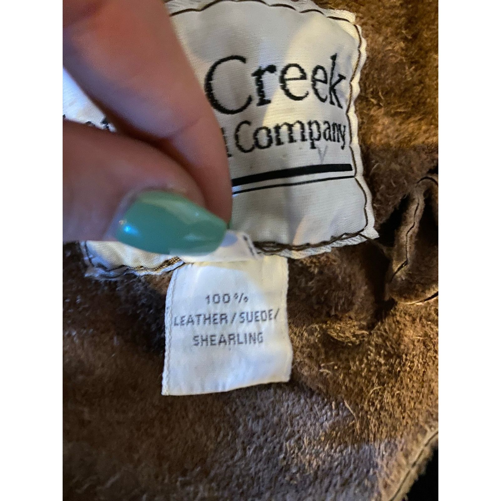 Other French Creek Sheep & Wool 100% Leather/Suede/Shearling Coat Size XL / US 12-14 / IT 48-50 - 3 Thumbnail
