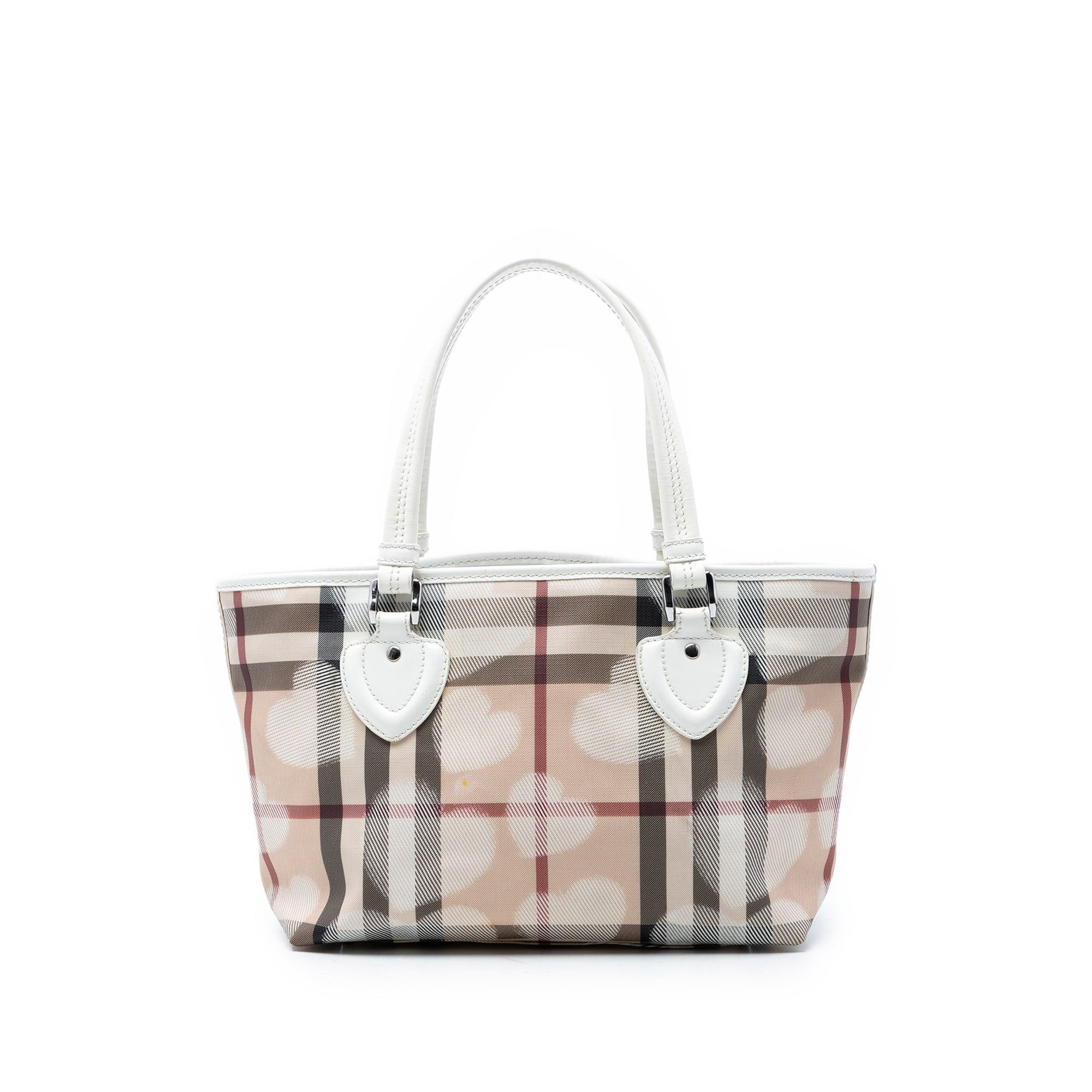Burberry House Check Coated Canvas Hearts Tote Size ONE SIZE - 1 Thumbnail