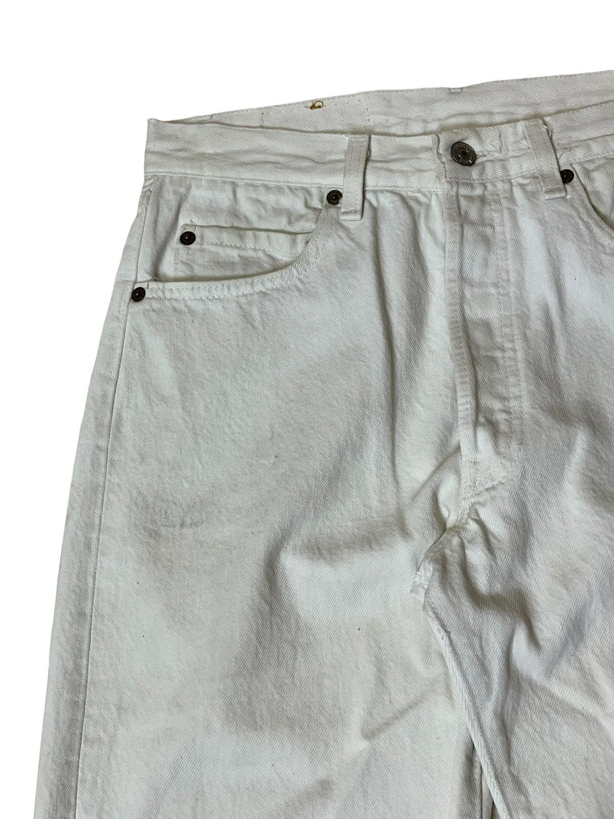 Levi's VINTAGE 80s LEVI’S 501-0651 MADE IN USA WHITE JEANS Size US 29 - 5 Thumbnail