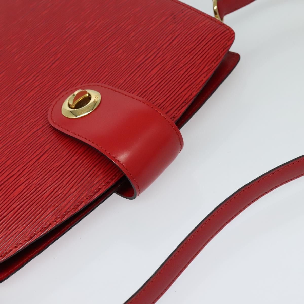 Louis Vuitton LOUIS VUITTON Epi Capuchin Shoulder Bag Red M52347 Size ONE SIZE - 6 Thumbnail