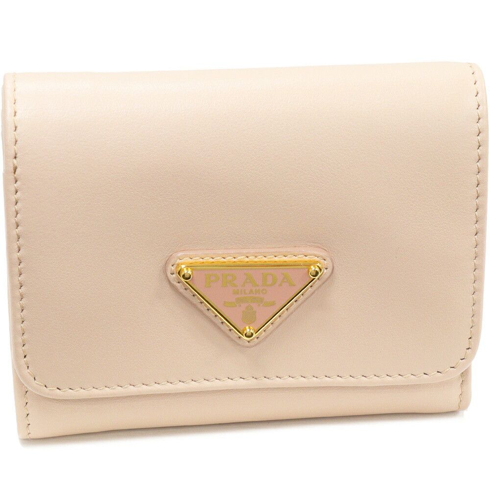Prada Prada Prada Trifold Wallet Leather Short Wallet 1MH043 DUTY FREE for USA Size ONE SIZE - 1 Thumbnail