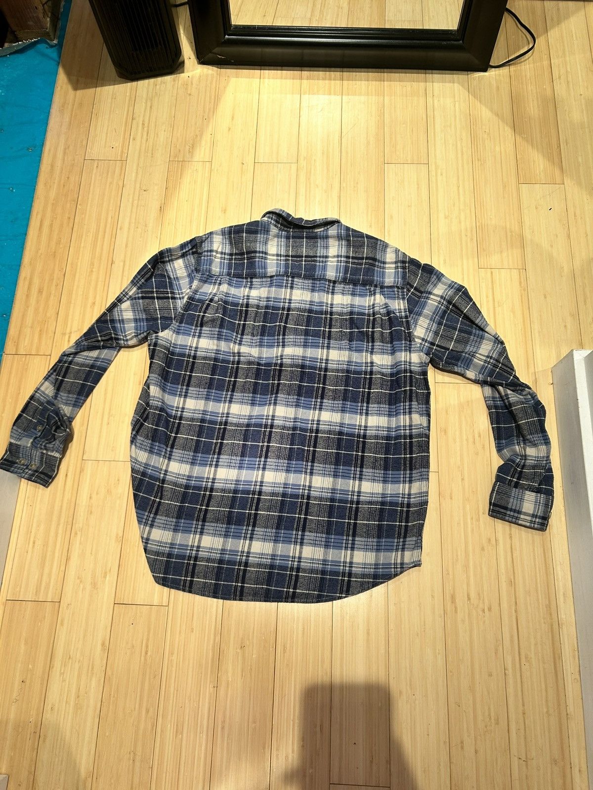 Weatherproof Blue and White Button Up Size US L / EU 52-54 / 3 - 3 Thumbnail