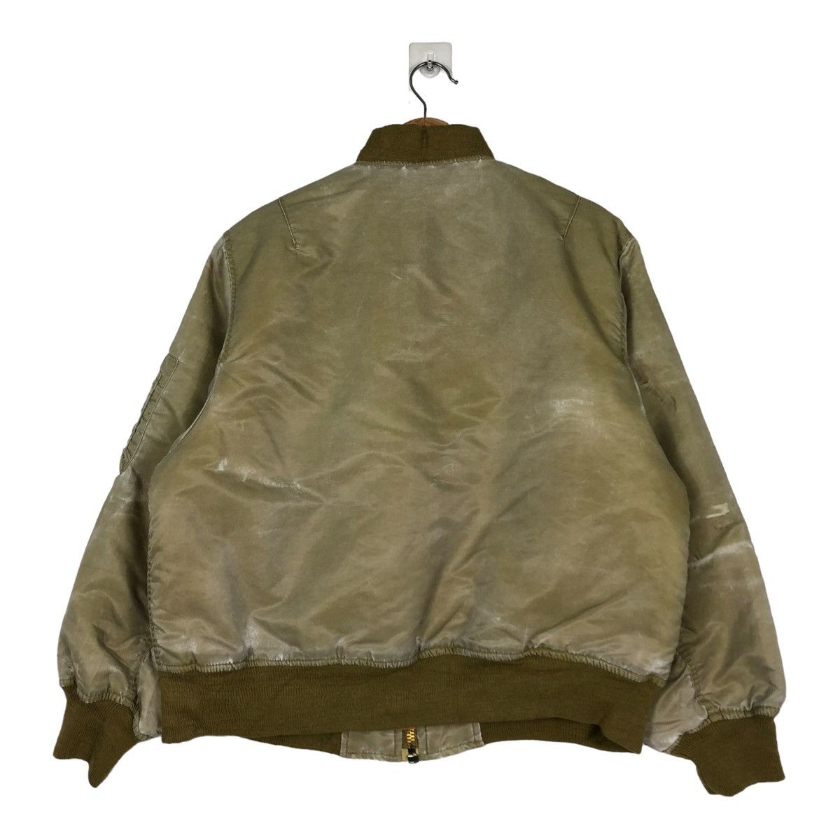 Vintage 🔥RIOT RIOT VINTAGE BOMBER JACKET MA-1 MILITARY US ARMY Size US L / EU 52-54 / 3 - 8 Thumbnail