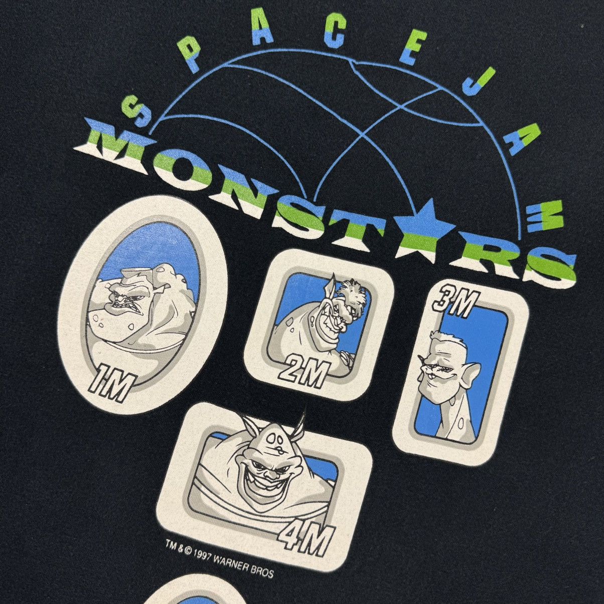Vintage Vintage Spacejam MONSTER Character T-shirt Size US XL / EU 56 / 4 - 7 Thumbnail
