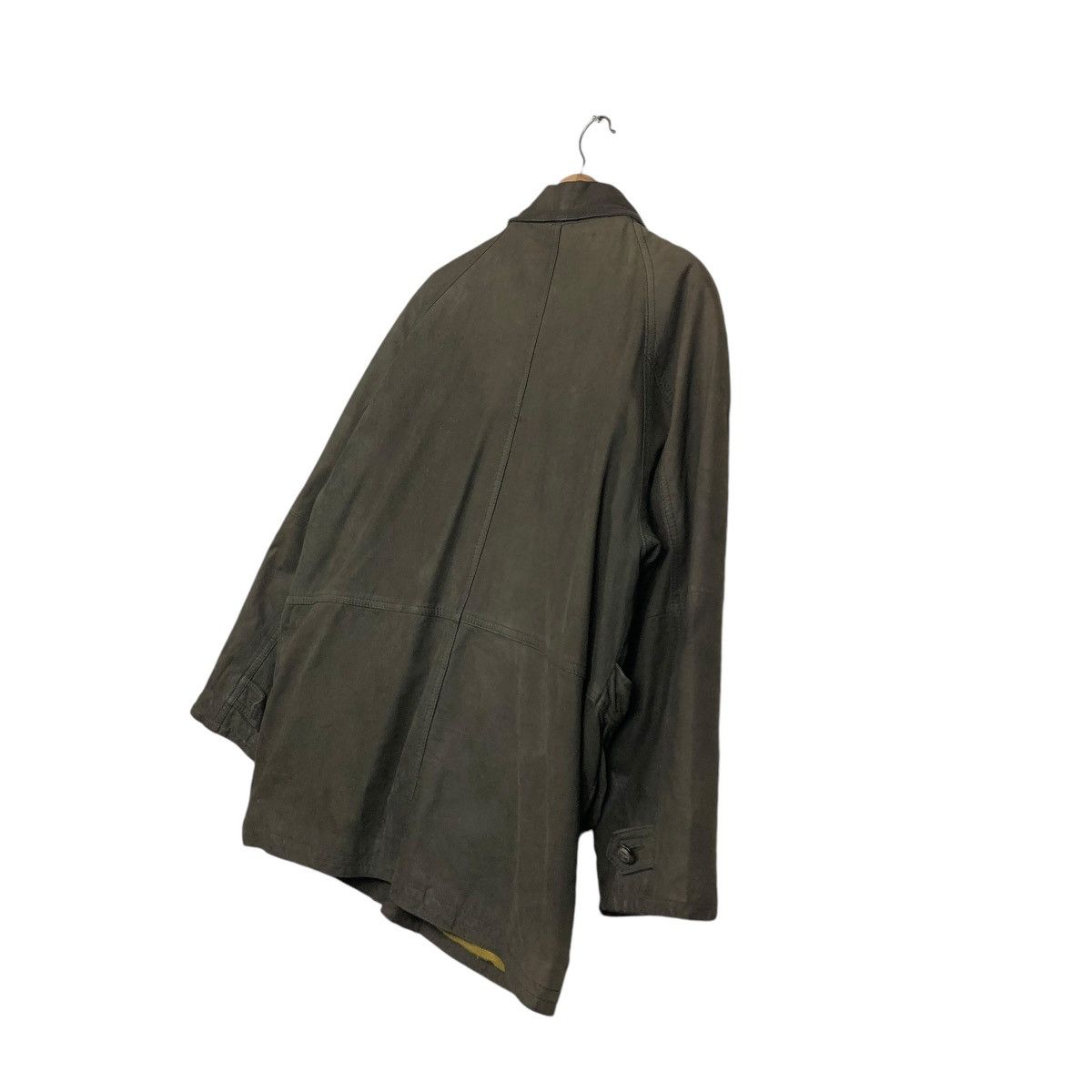 Japanese Brand VINTAGE LEATHER JACKET COWHIDE ALL THE WAY BLANKET BIG LOGO Size US M / EU 48-50 / 2 - 12 Thumbnail