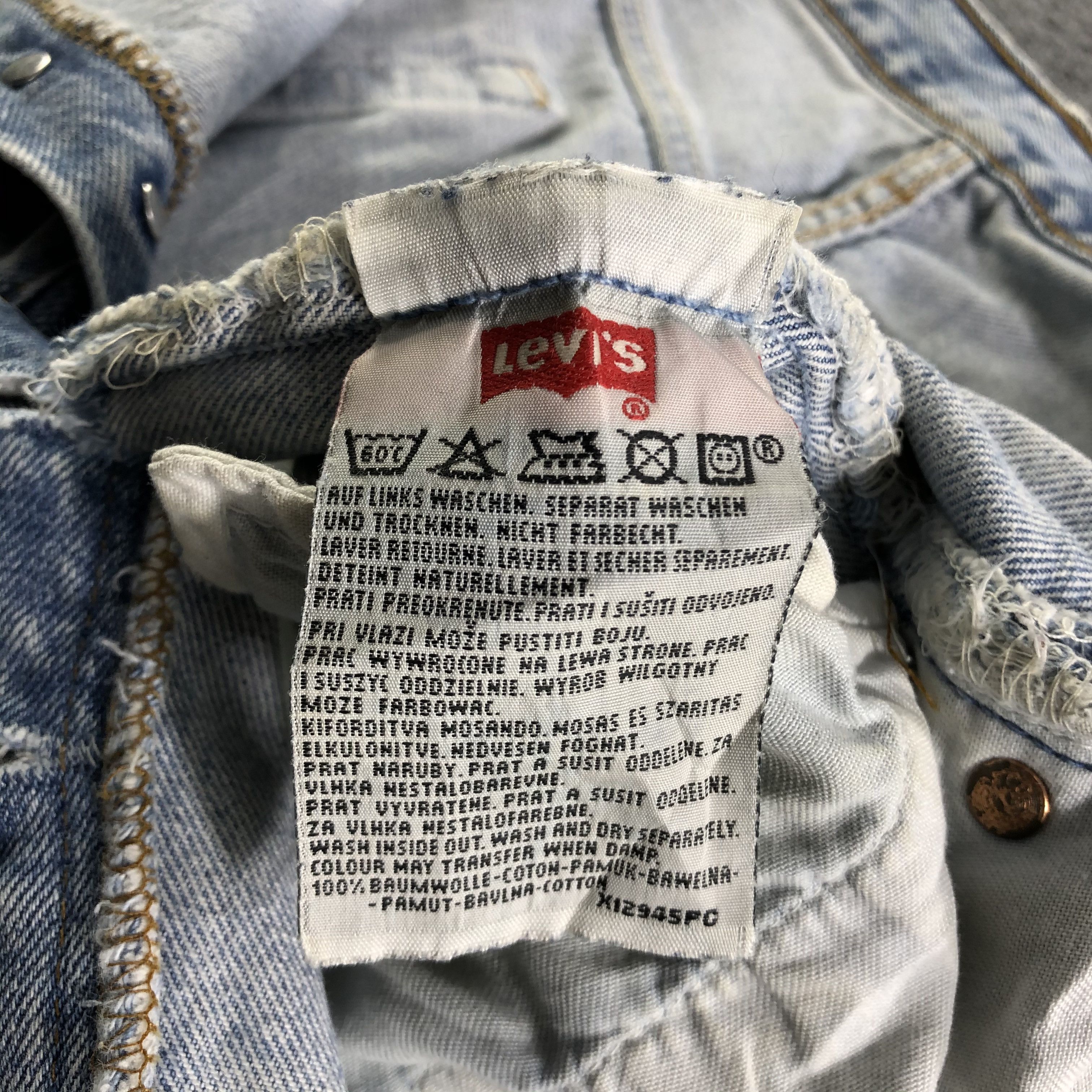 Levi's × Vintage Vintage Levis 501 Jeans-J4499 Size 34" / US 12 / IT 48 - 9 Thumbnail