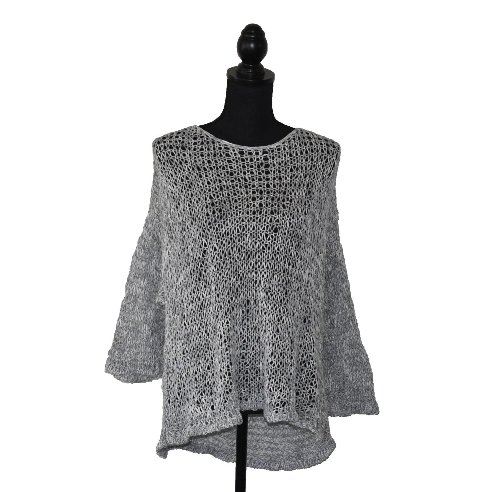 Eileen Fisher EILEEN FISHER Chunky Open Knit Cotton Pullover Sweater Sz XL Size XL / US 12-14 / IT 48-50 - 1 Thumbnail